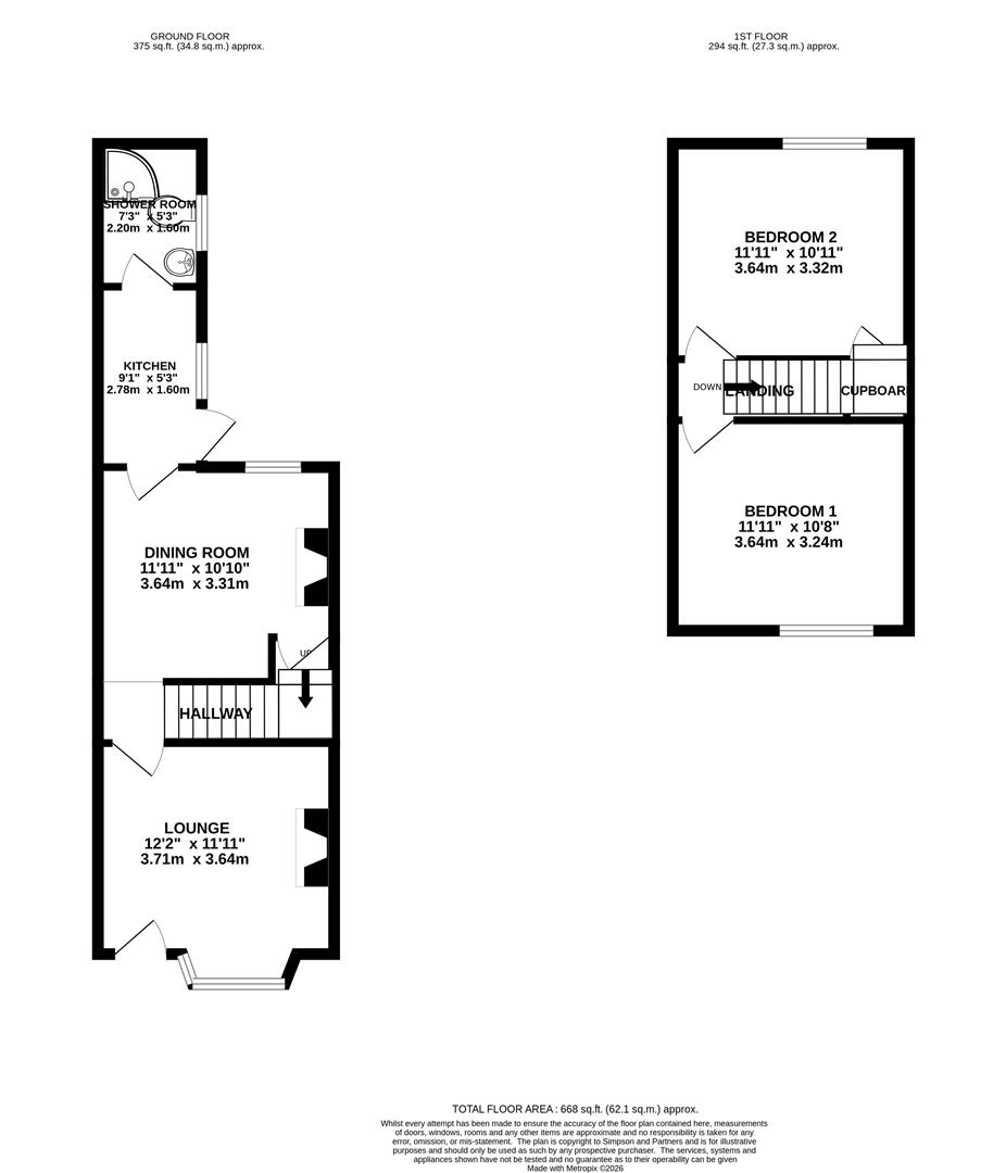 53, Oundle Road, Thrapston floorplan