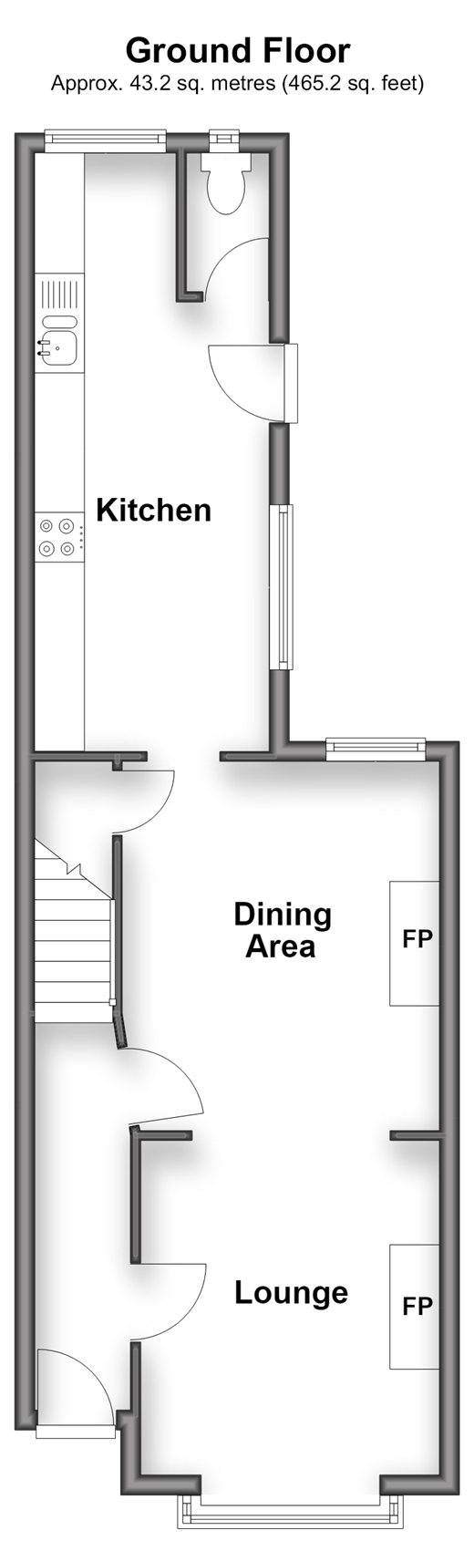 Priestfield Road, Gillingham floorplan