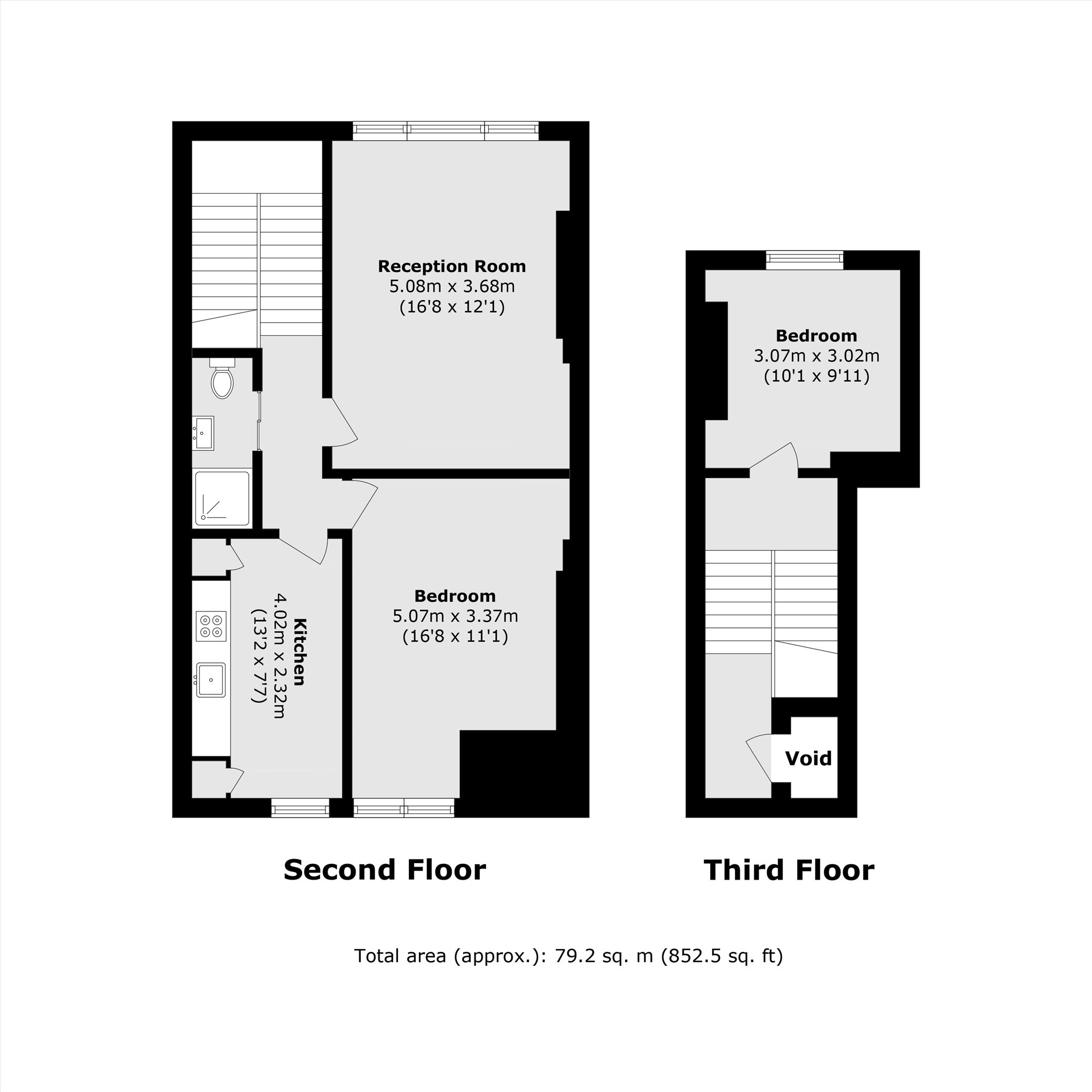 Fellows Road, London floorplan