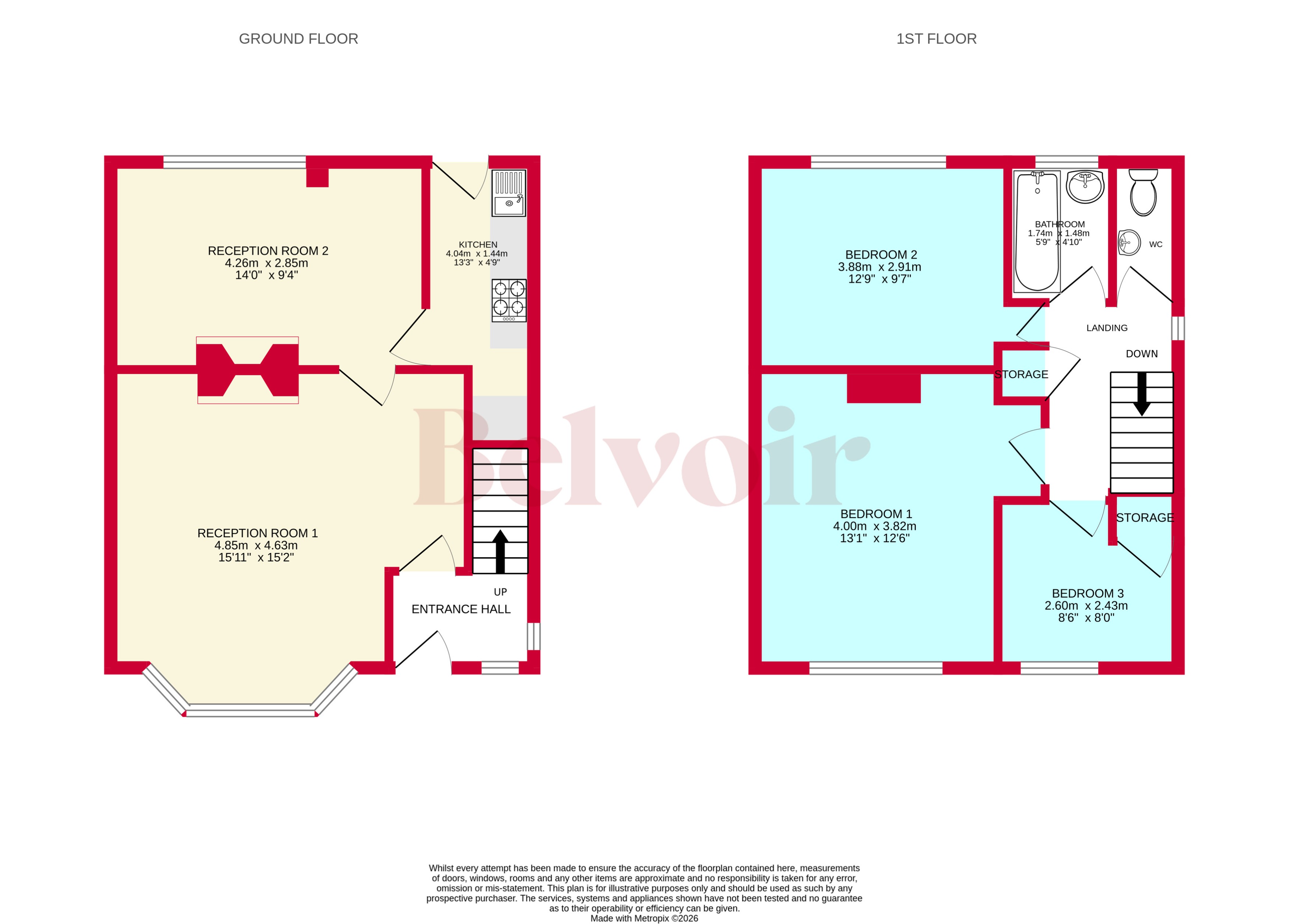 17, Buildwas Close, Walsall floorplan