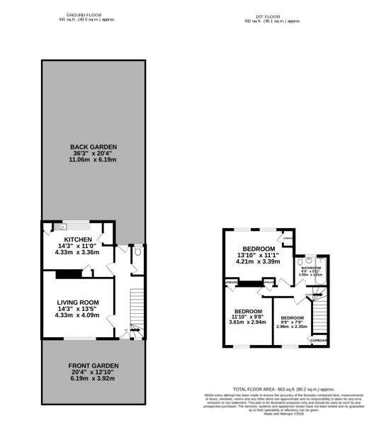 19, Dylways, London floorplan