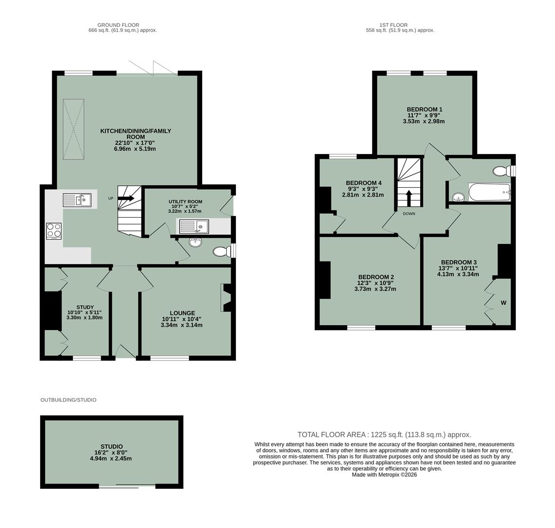 7, Little Lane, Cholsey floorplan