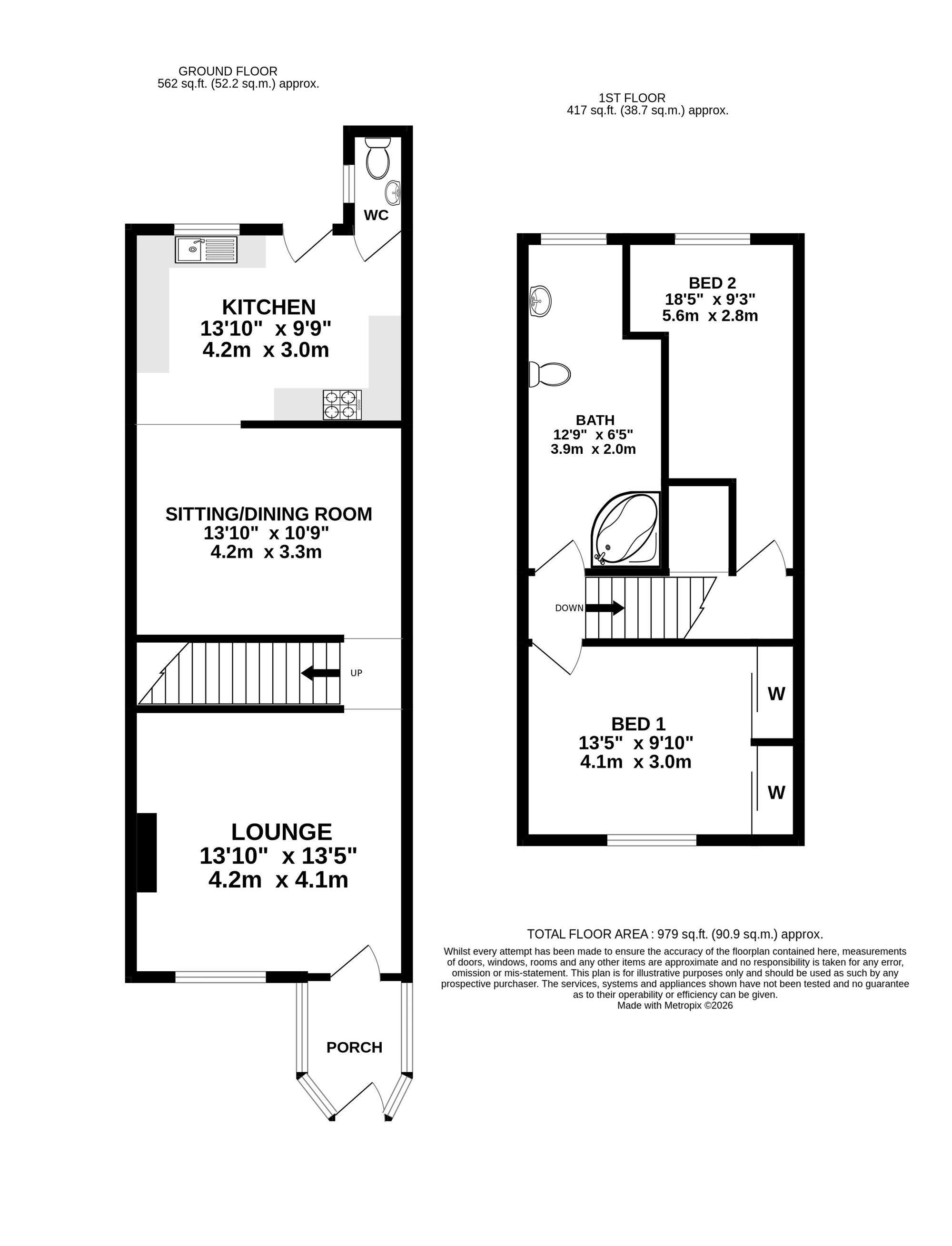 17 Knutsford View, Altrincham floorplan