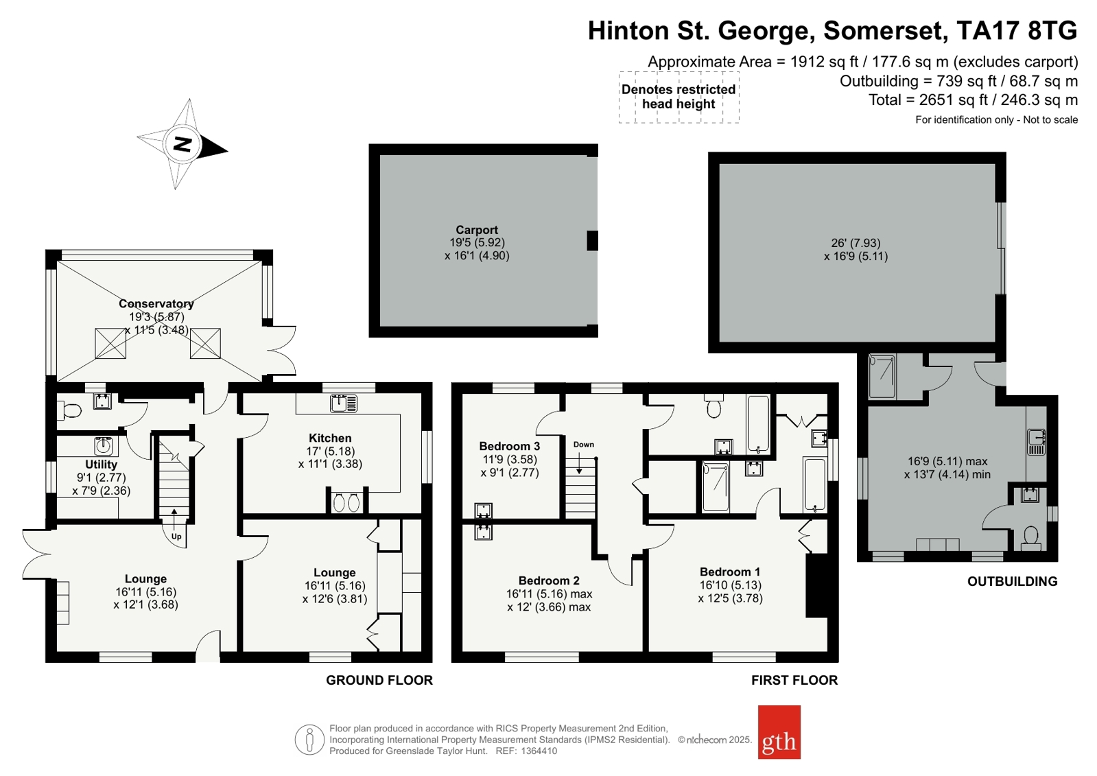 The Old Dairy House,, Dinnington, Somerset floorplan