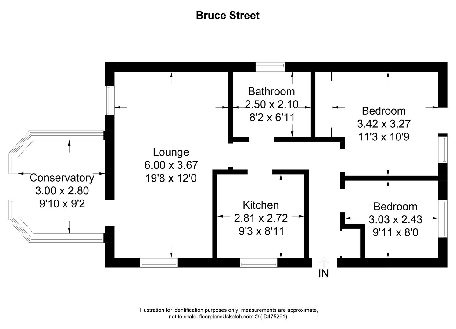 2 Bedrooms Detached bungalow for sale in Bruce Street, Plains, Airdrie ML6