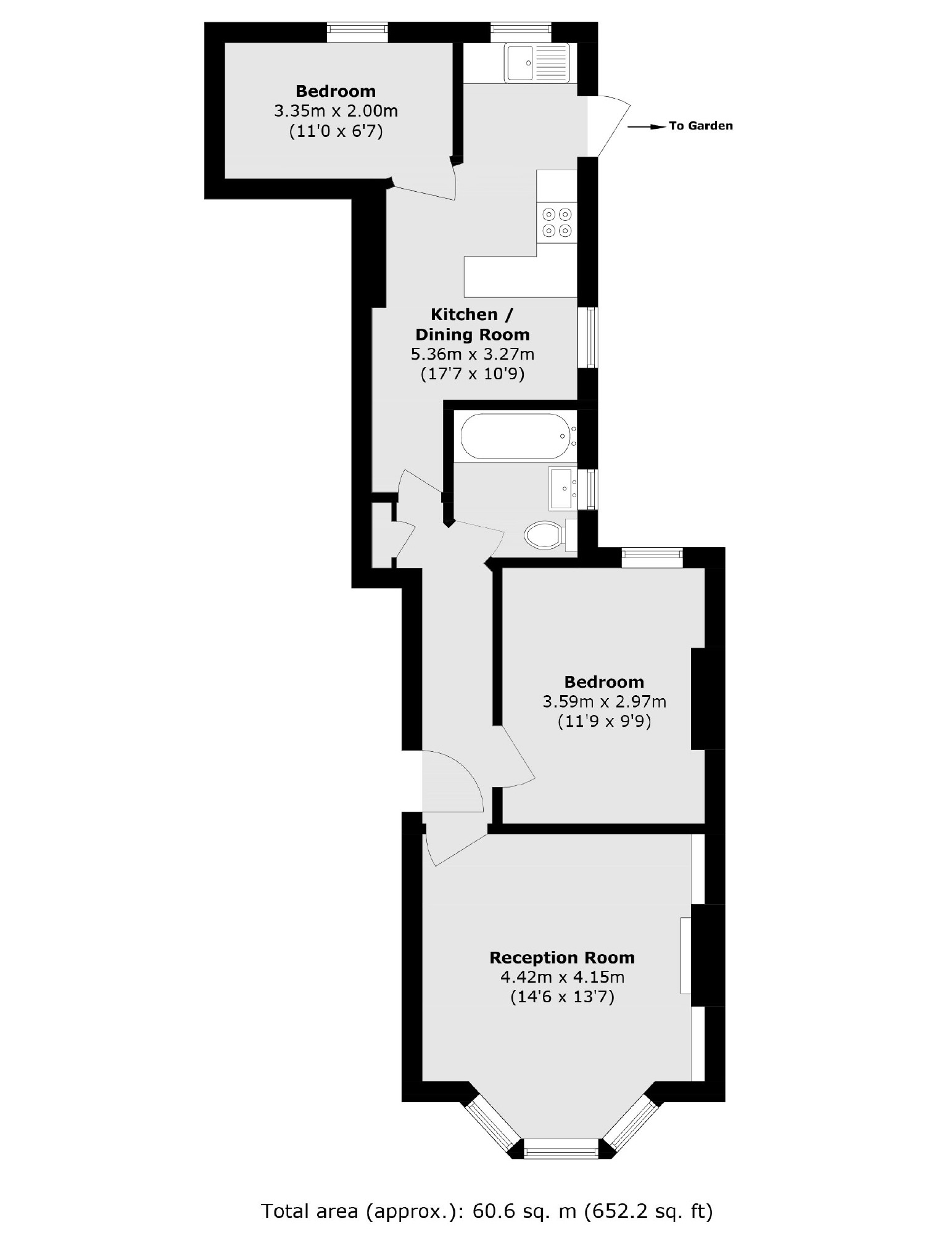 Flat 8, Aigburth Mansions, Mowll Street, London floorplan