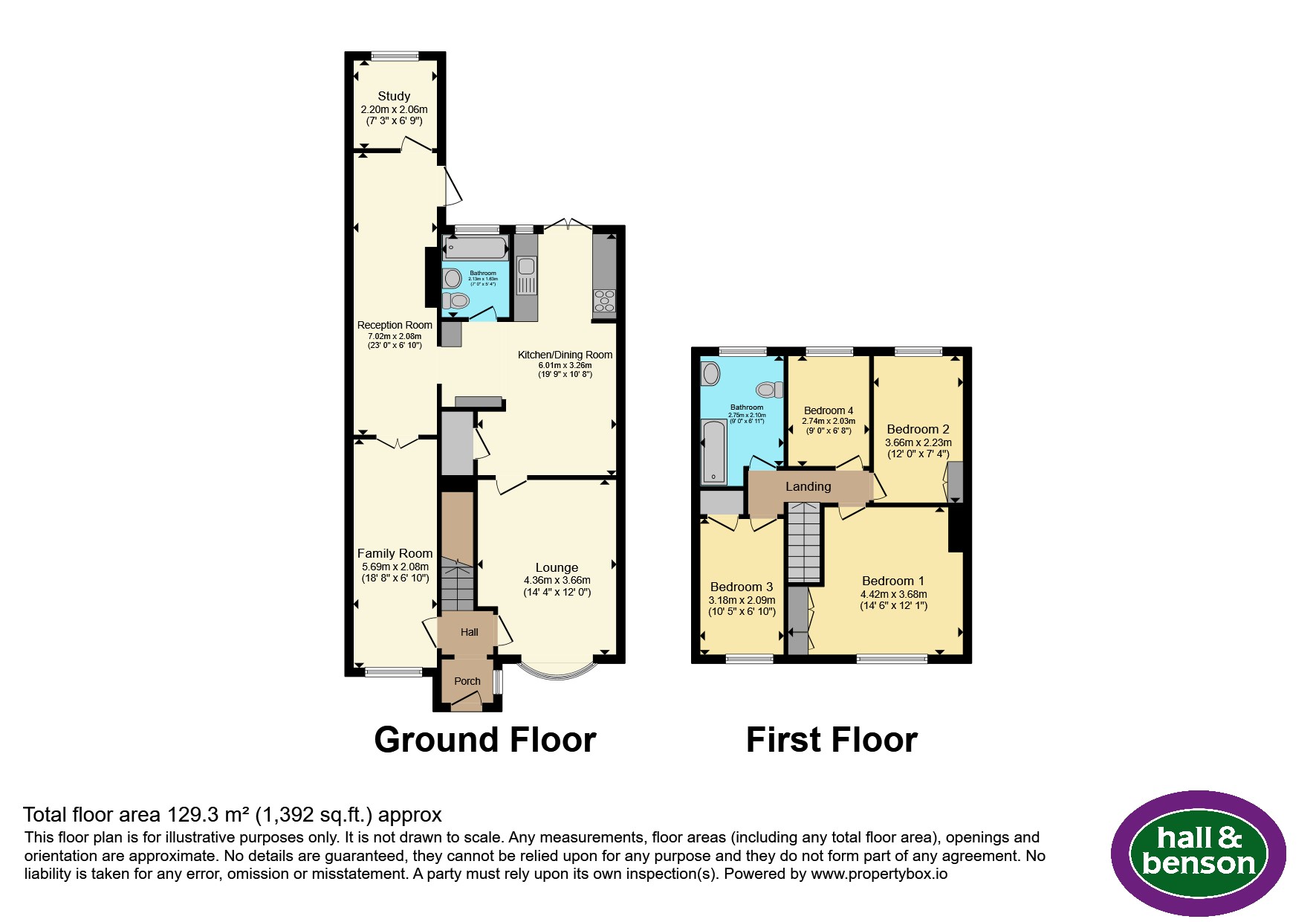 140, Dale Road, Derby floorplan