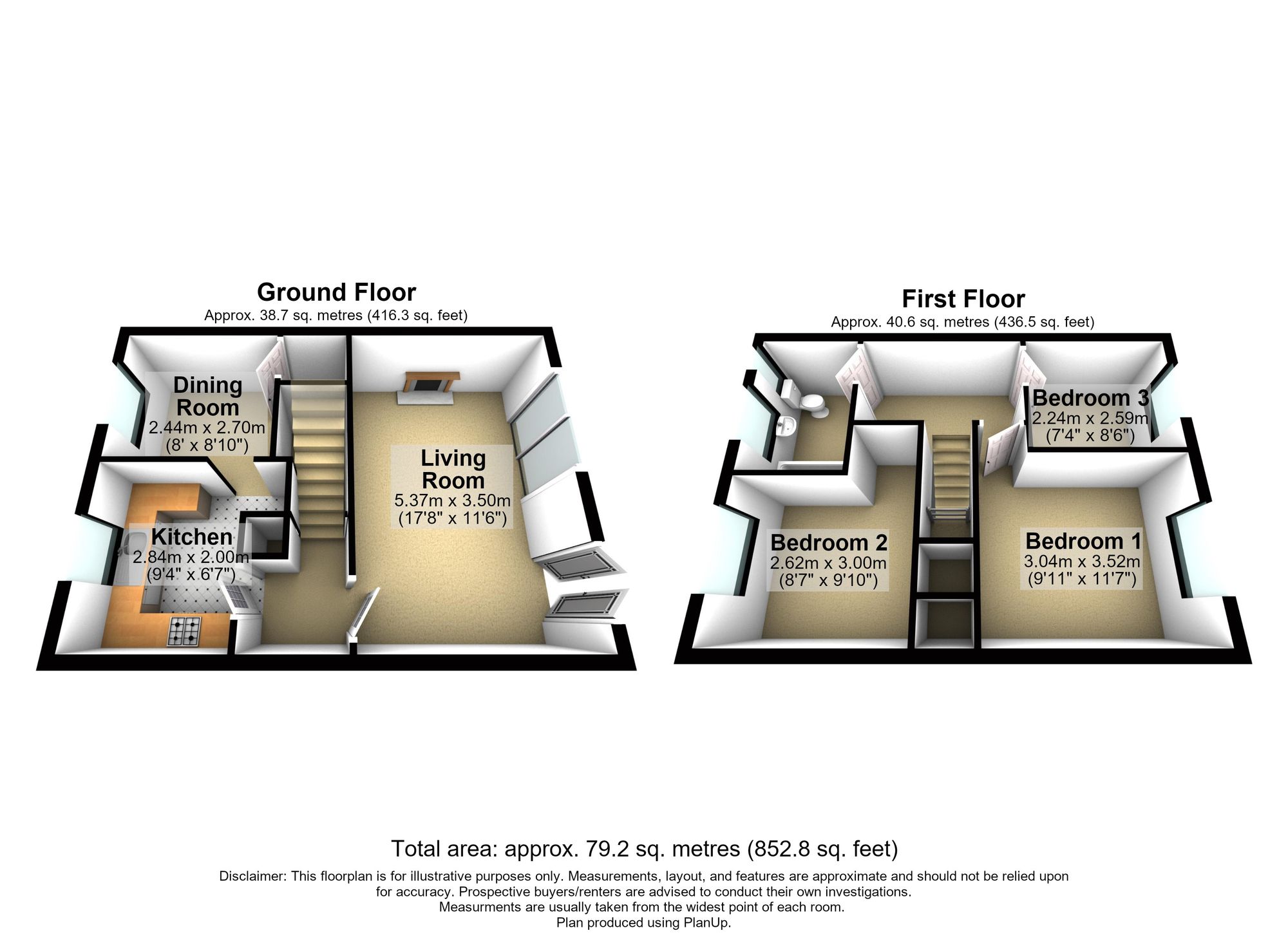 25 Langham Road, Wellingborough floorplan