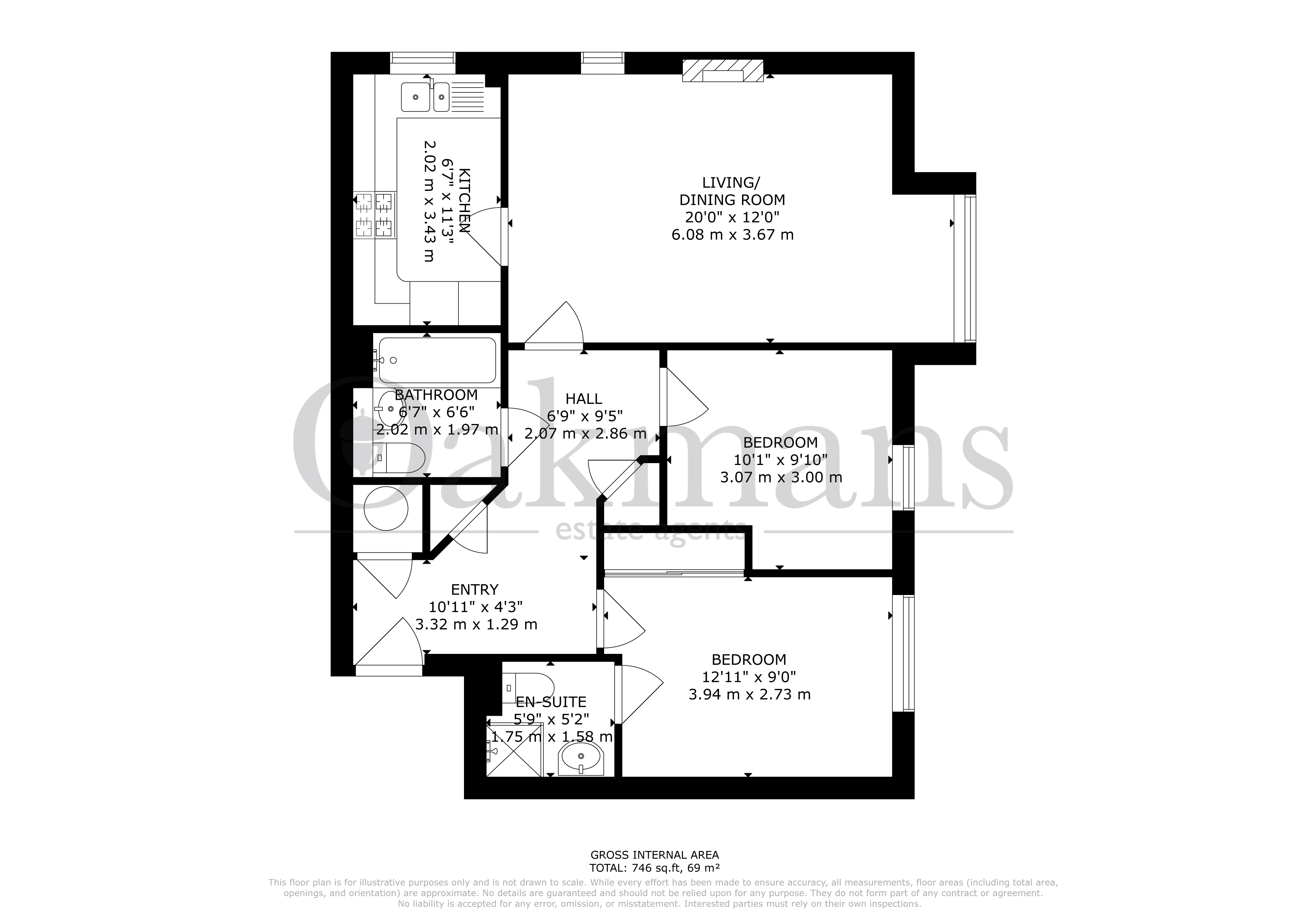 APARTMENT 22, BIRMINGHAM floorplan