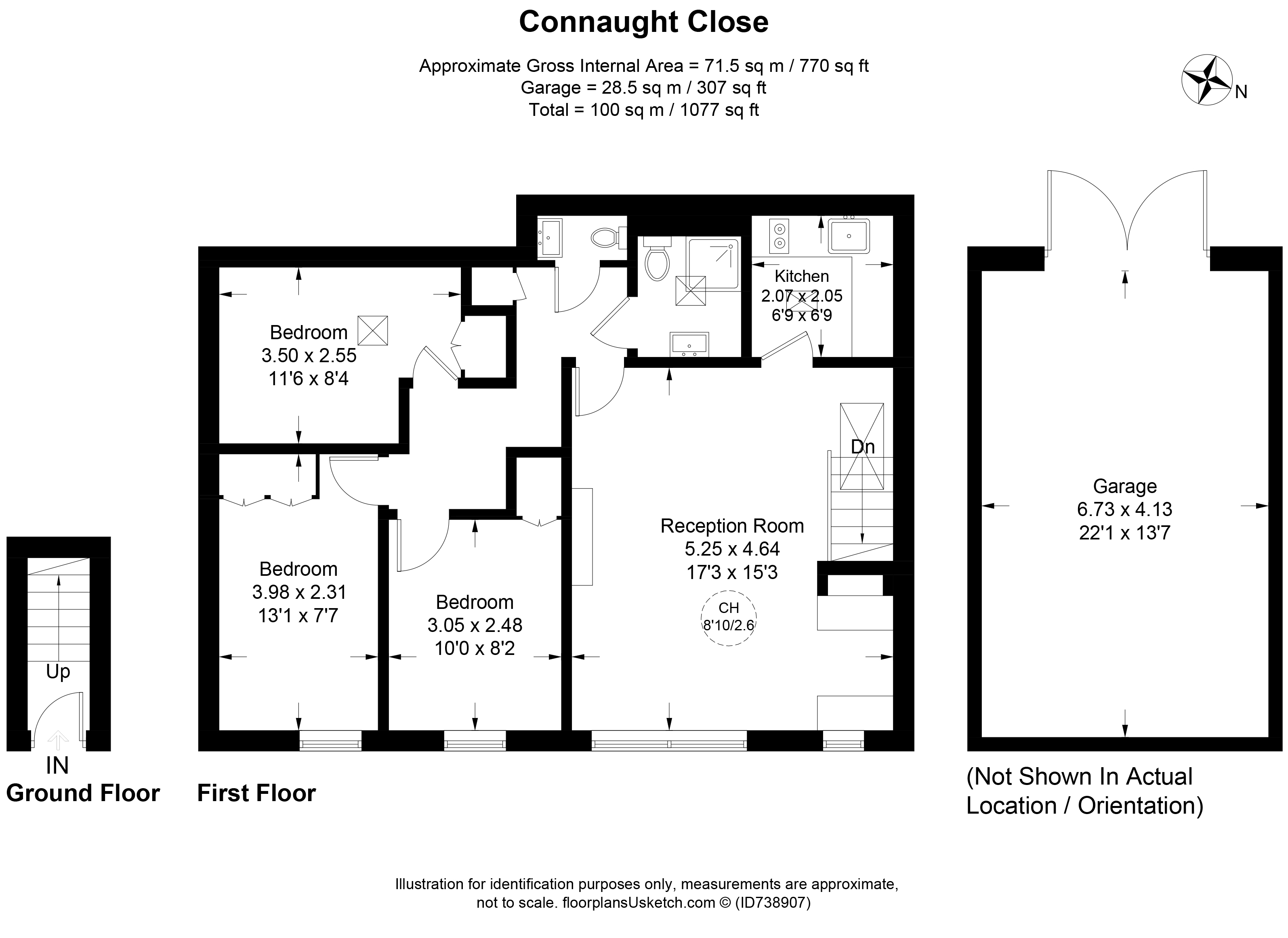 11, Connaught Close, London floorplan