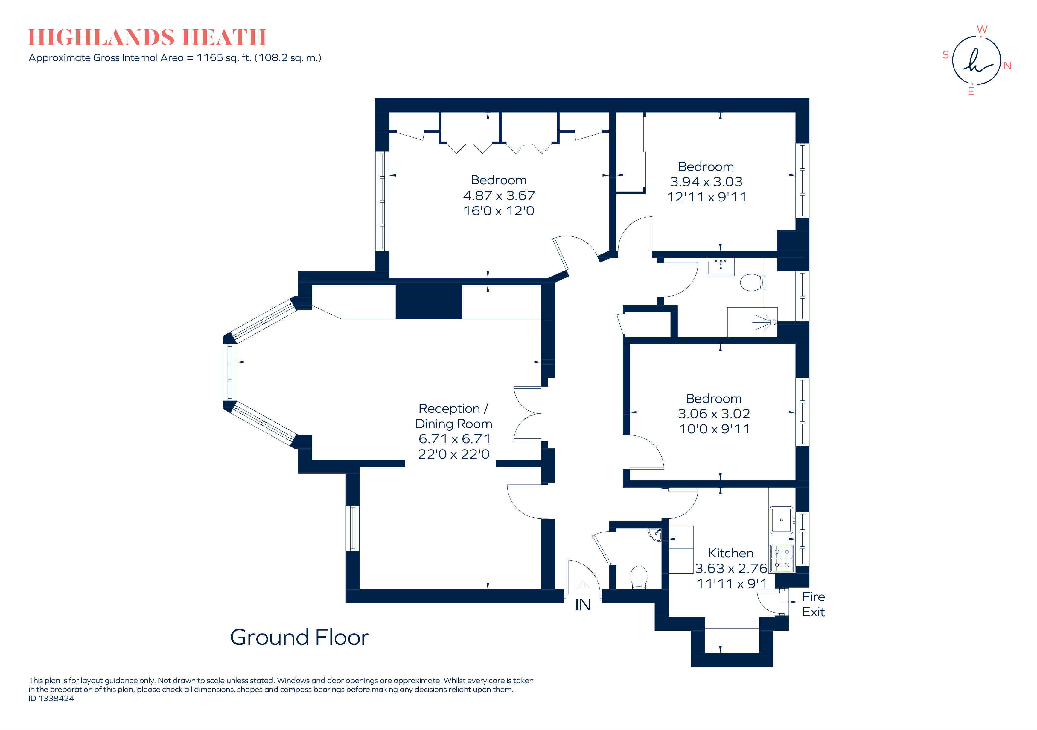 Portsmouth Road, London floorplan