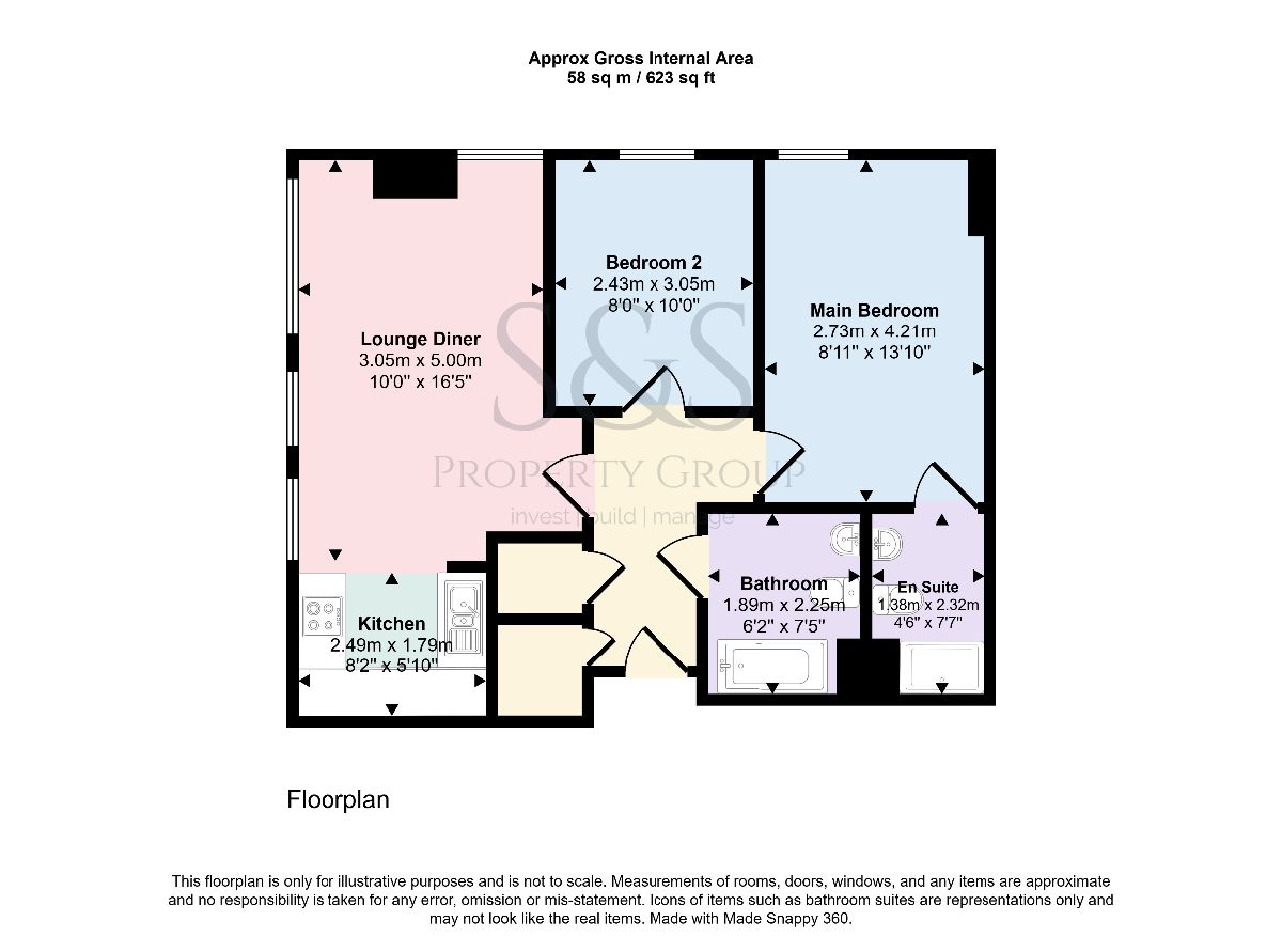 201a X1 Media City, Salford floorplan