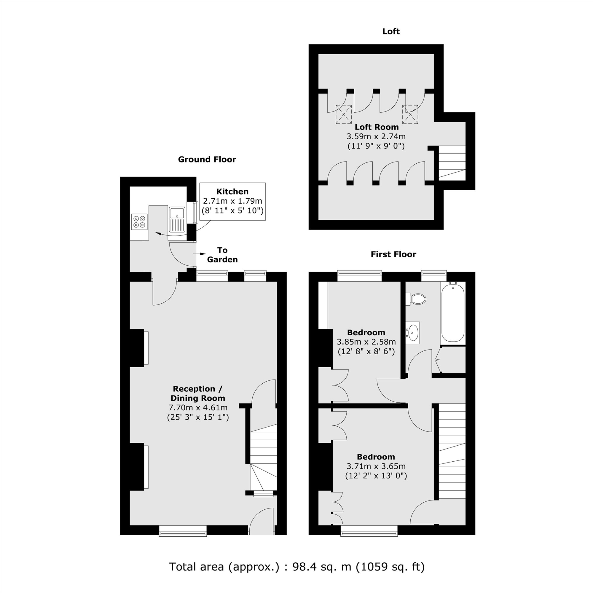 56, Old Oak Lane, London floorplan