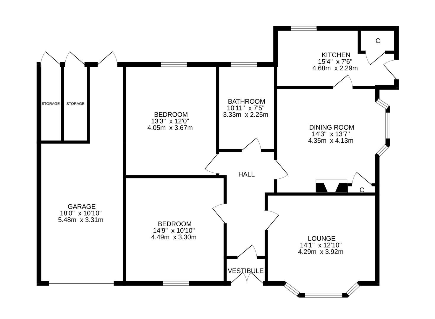 Dunster Road, Stirling FK9, 2 bedroom detached bungalow for sale