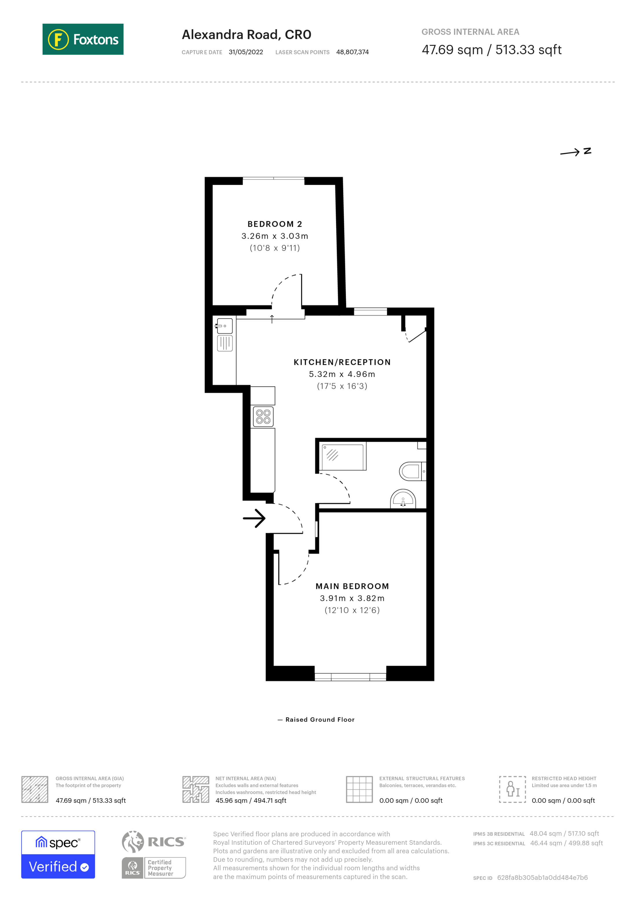 Alexandra Road, Croydon floorplan