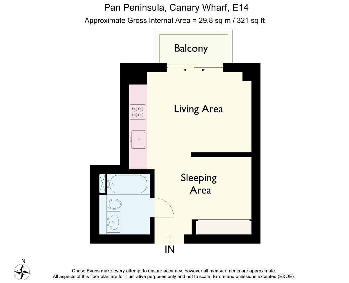 0 Bedrooms Studio to rent in East Tower, Pan Peninsula, Canary Wharf E14