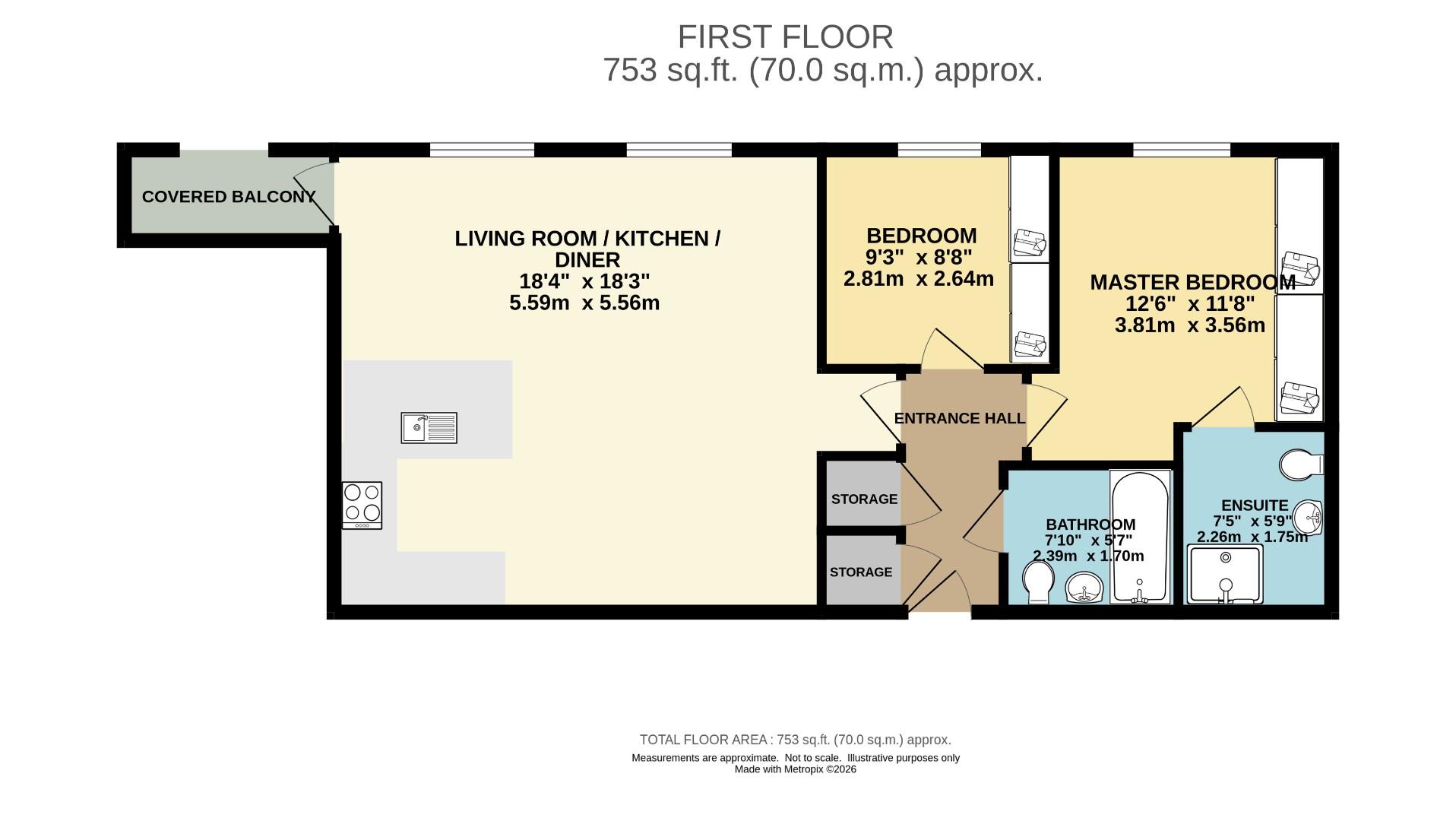 Apartment 68, Didsbury Gate, West Didsbury floorplan