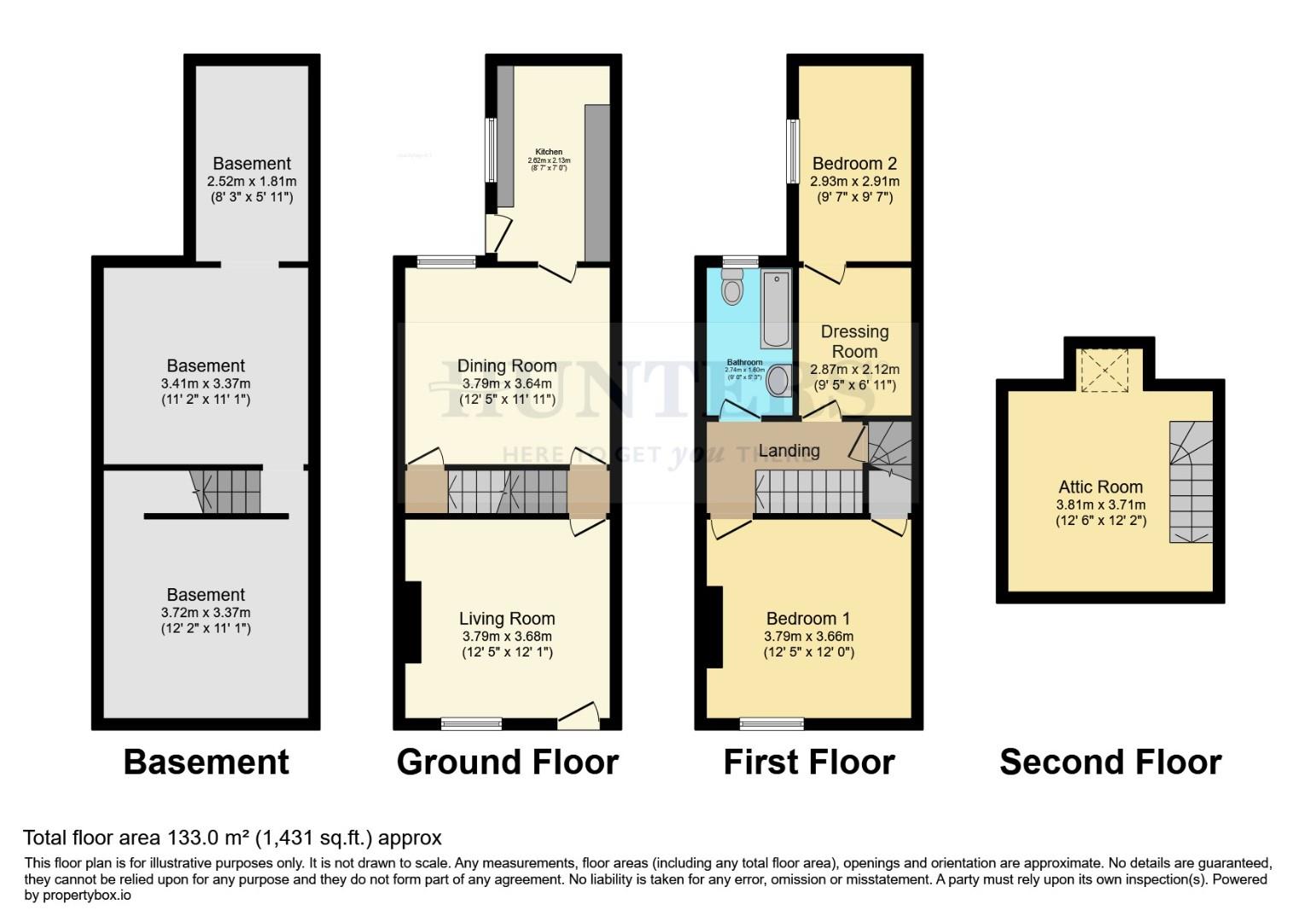 57, Hawthorn Road, Sheffield floorplan
