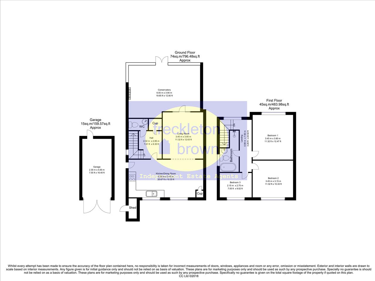 8, Cedar Avenue, Nottingham floorplan