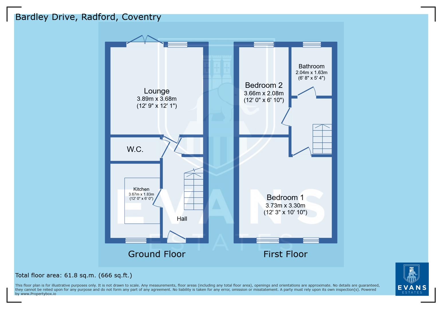 12, Bardley Drive, Coventry floorplan