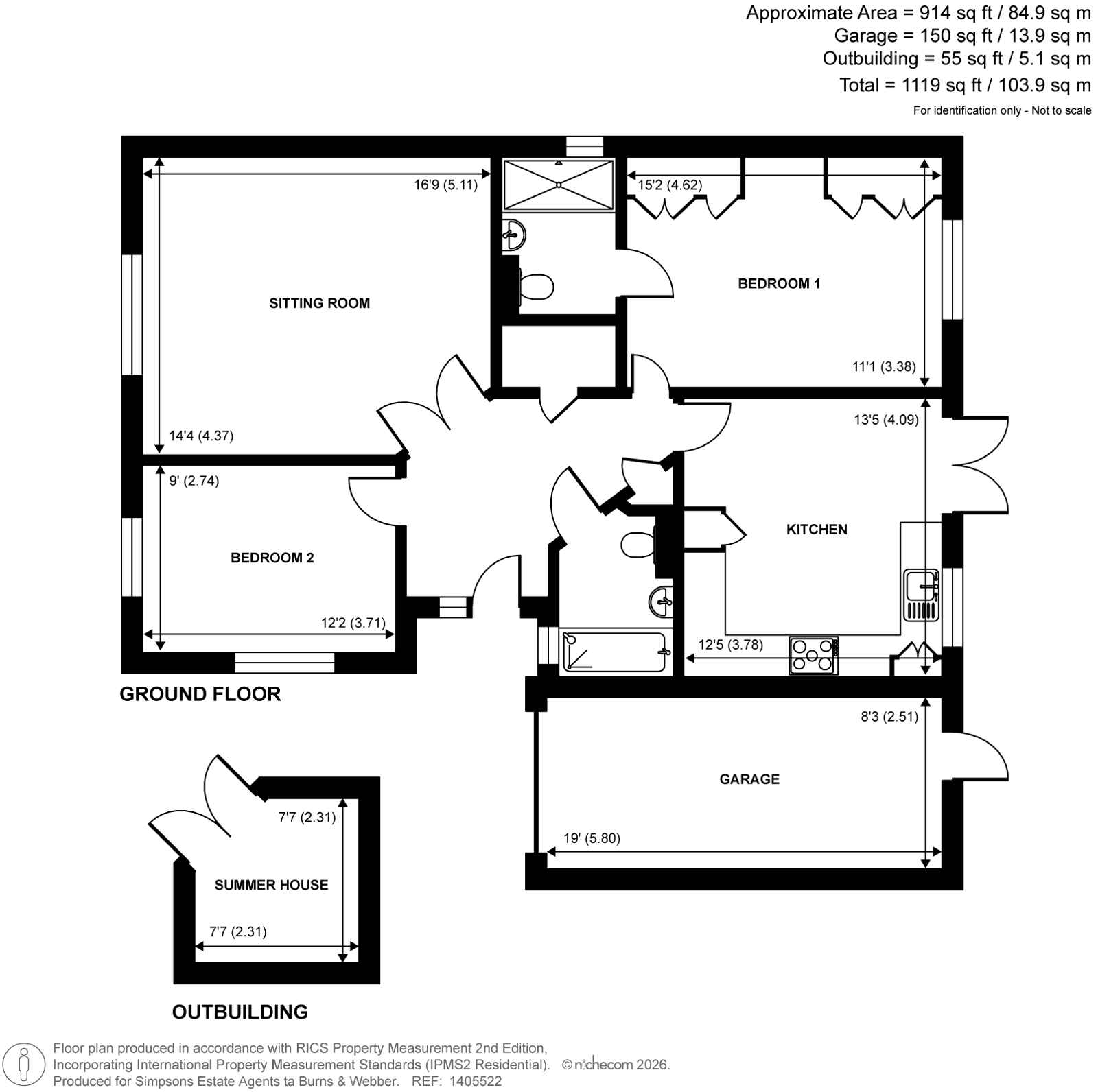 28, Nursery Green, Billingshurst floorplan