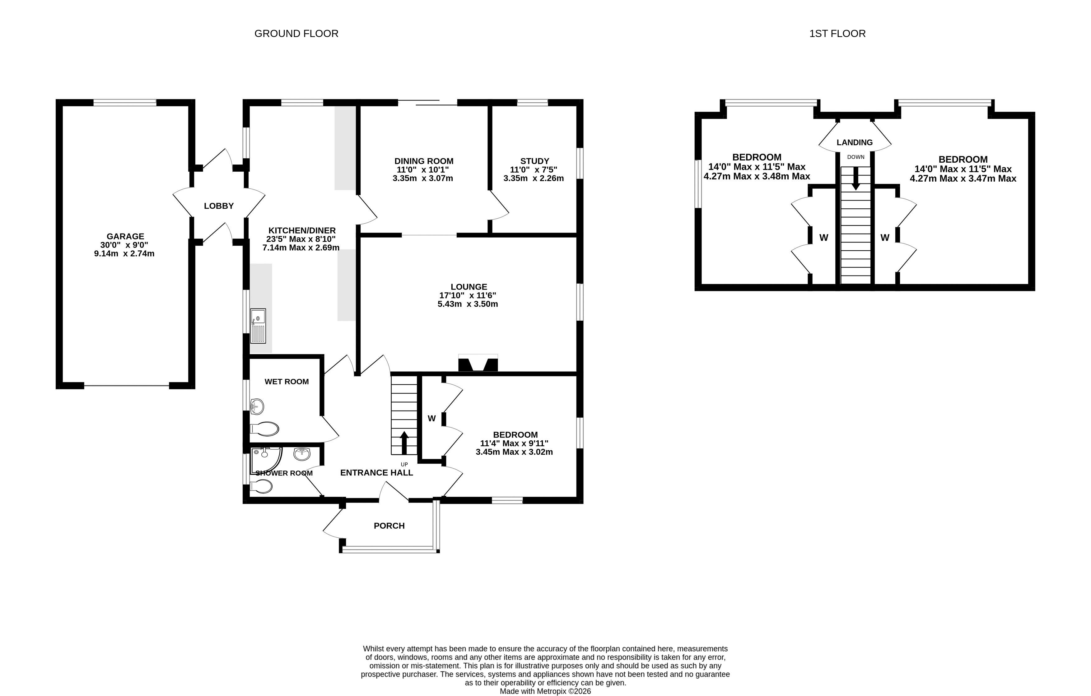 13, Olive Close, Norwich floorplan