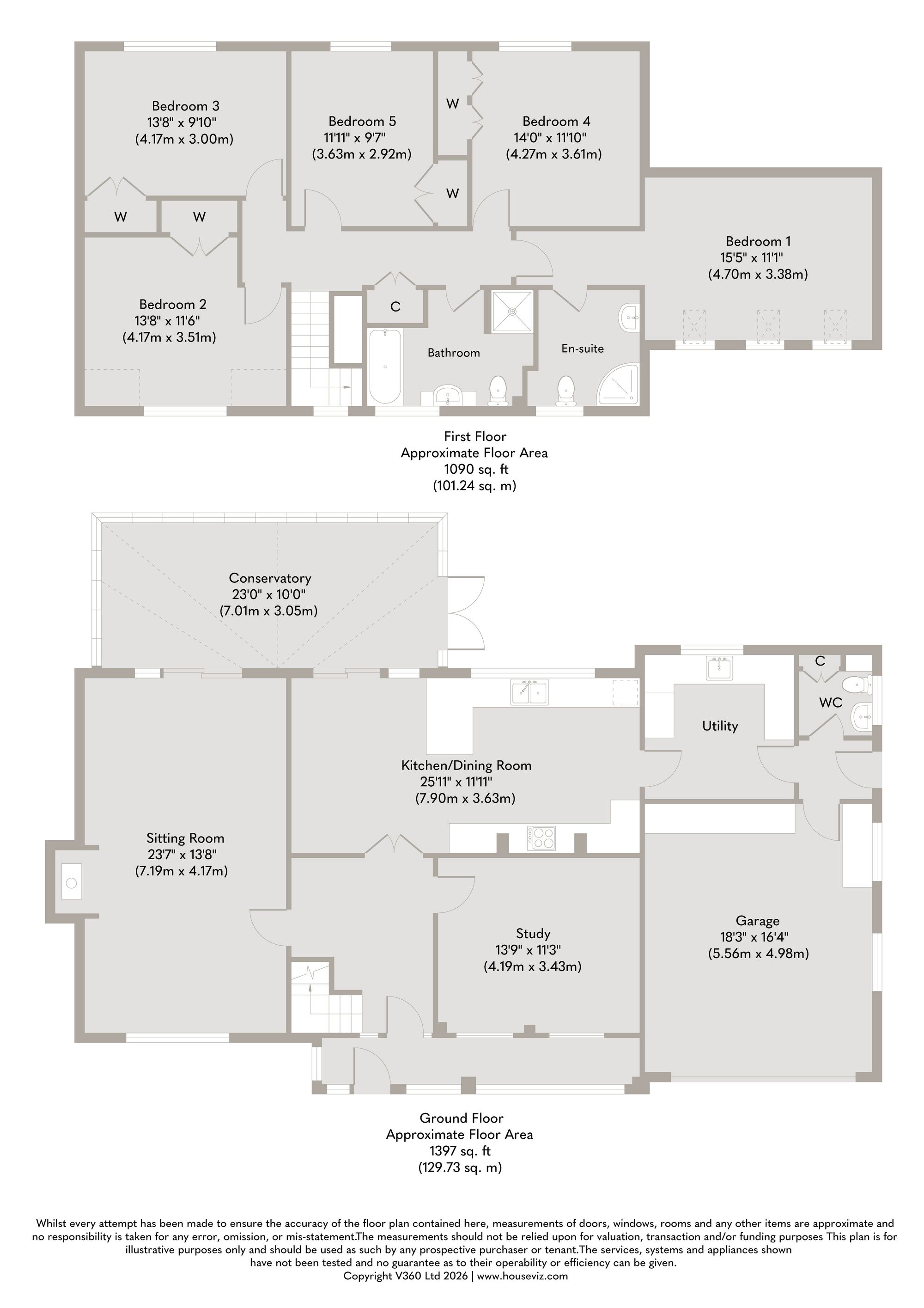 8 Vicarage Meadows, Dereham floorplan