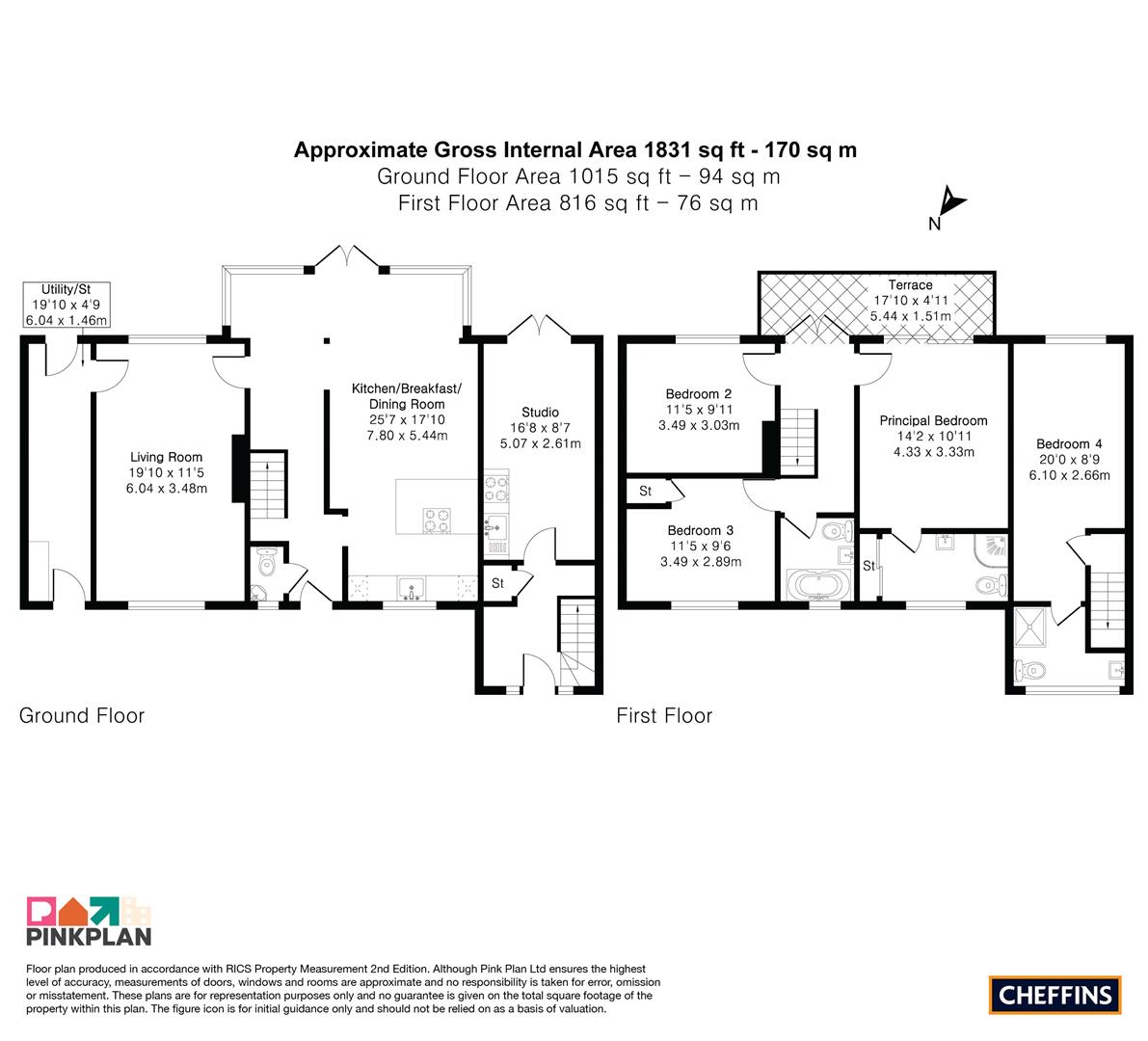 Mulberry Cottage, 2, Fen Road, Cambridge floorplan