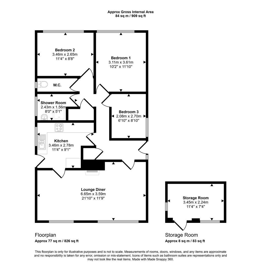 34, West Haven Estate, Pembroke Dock floorplan