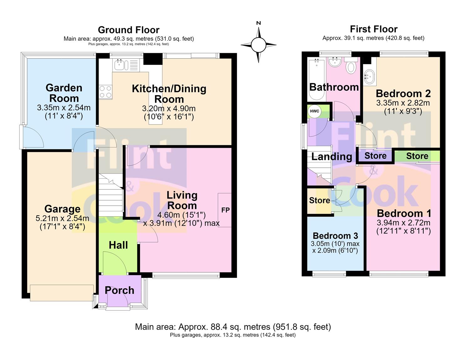 12, Nevinson Place, Hereford floorplan