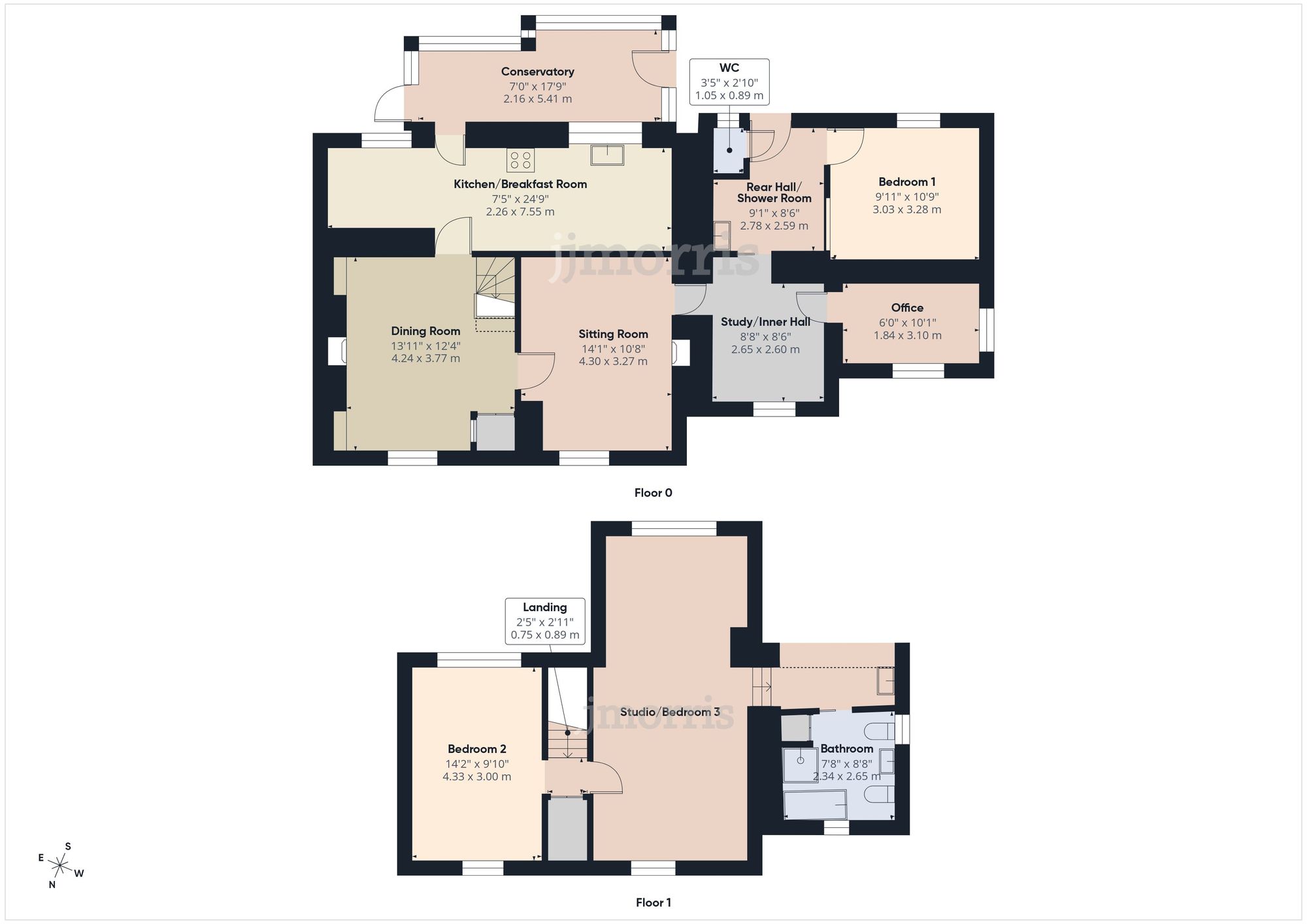 2 Castell Bach, Newport floorplan