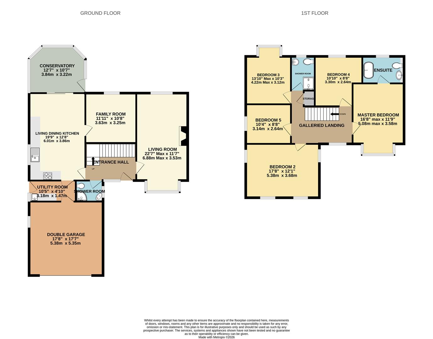 16, Broadwood Close, Stockport floorplan