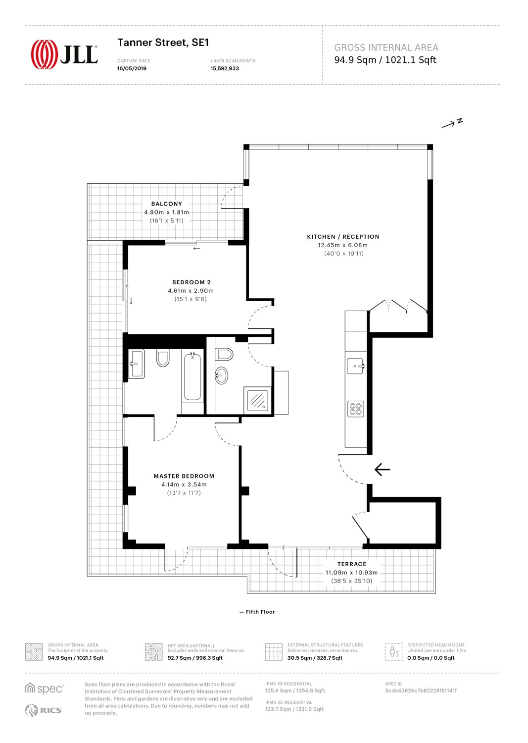 2 Bedrooms Flat to rent in Tanner Street, London SE1