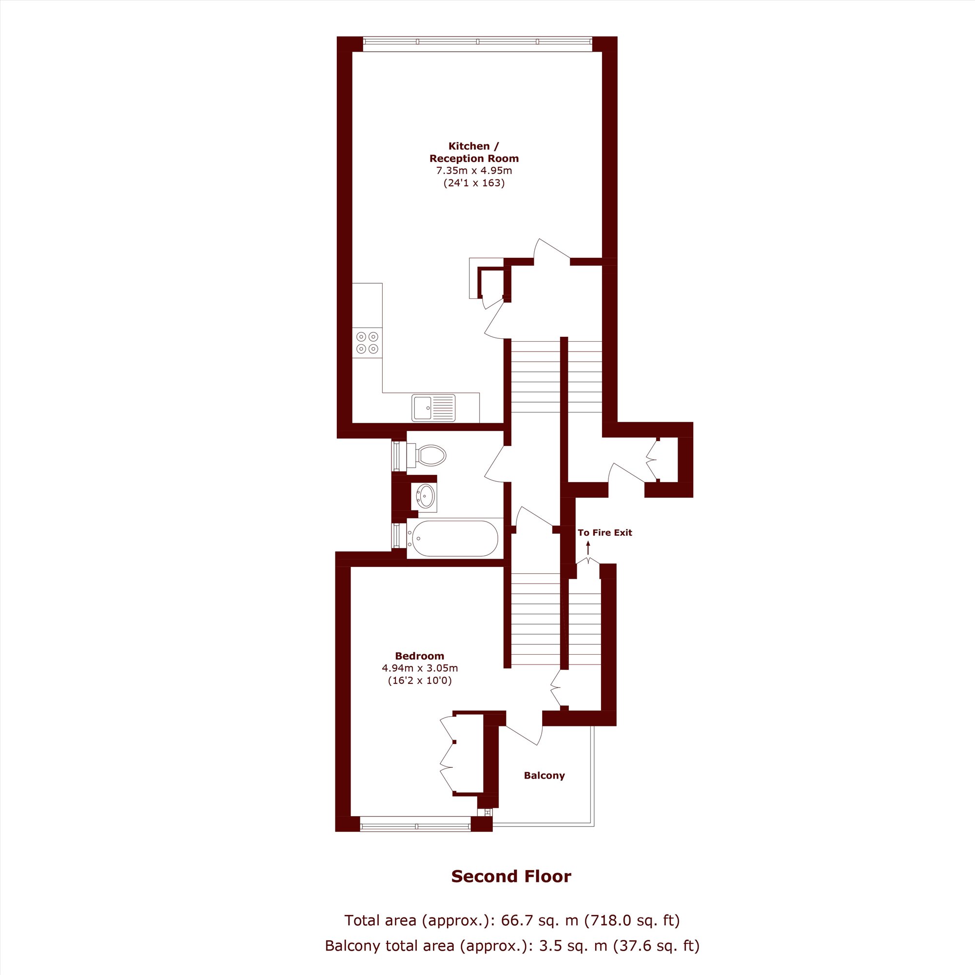 Craven Hill Gardens, London floorplan