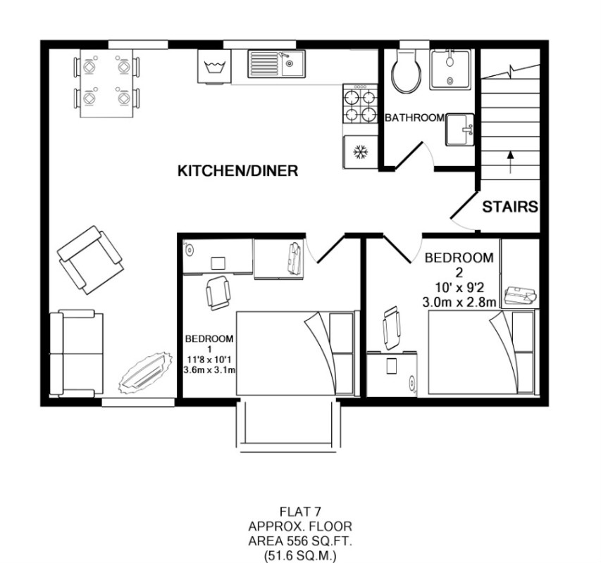 Victoria Court Mews, Victoria Road, Leeds floorplan