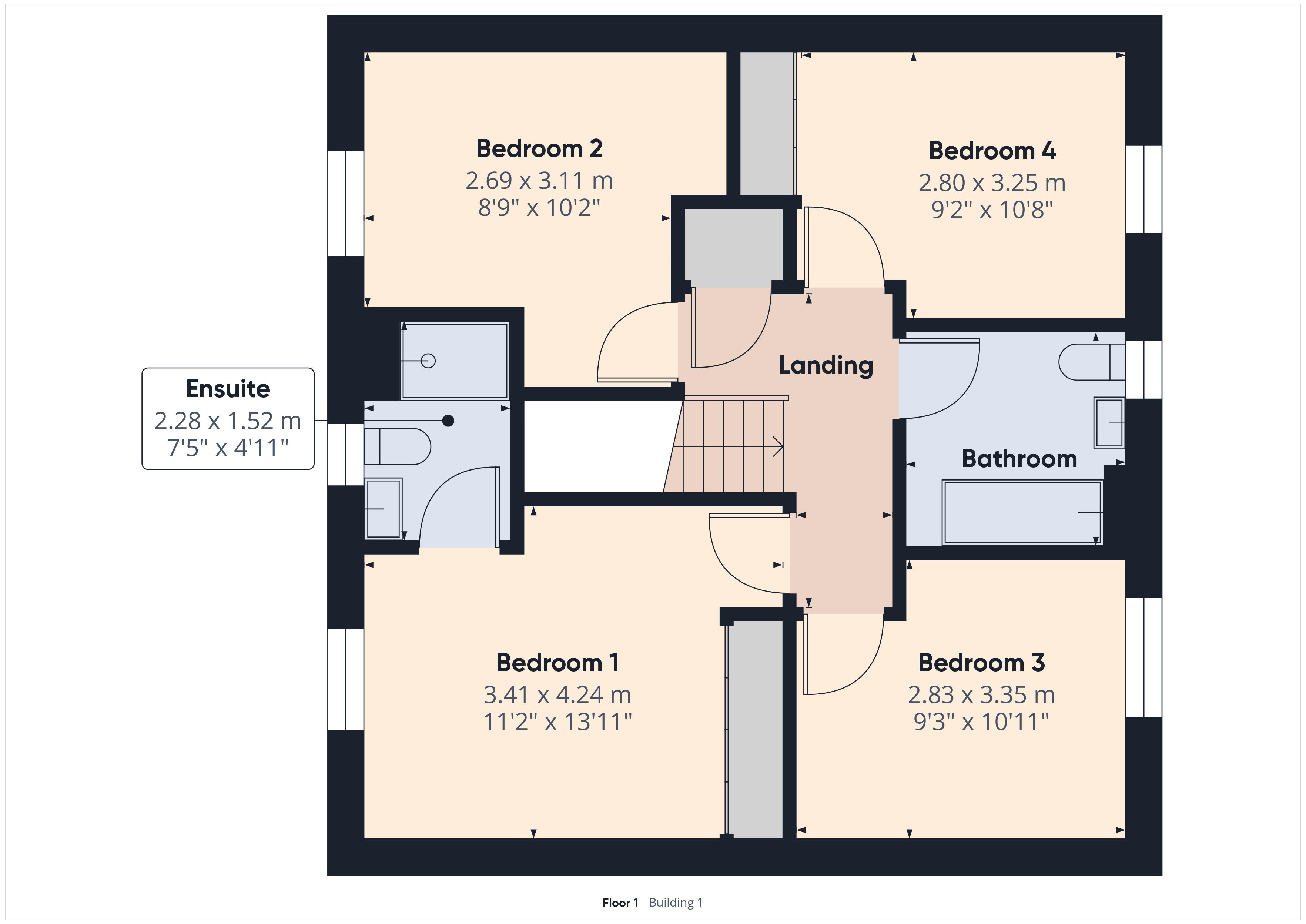 24, Marston Everett Close, Stonehouse floorplan