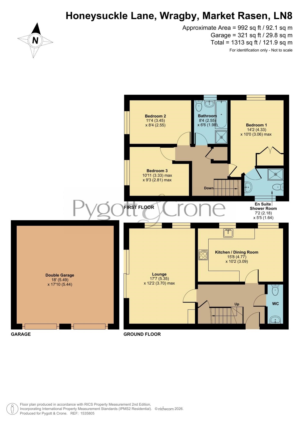 Honeysuckle Lane, Market Rasen floorplan