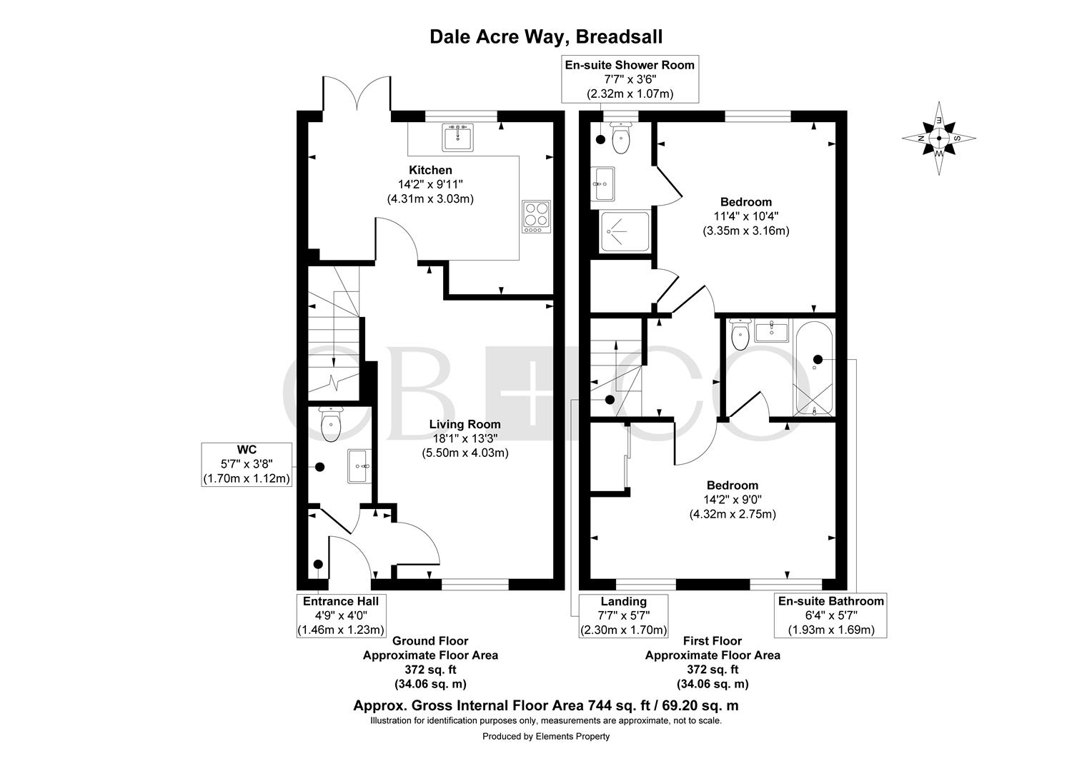 36, Dale Acre Way, Derby floorplan