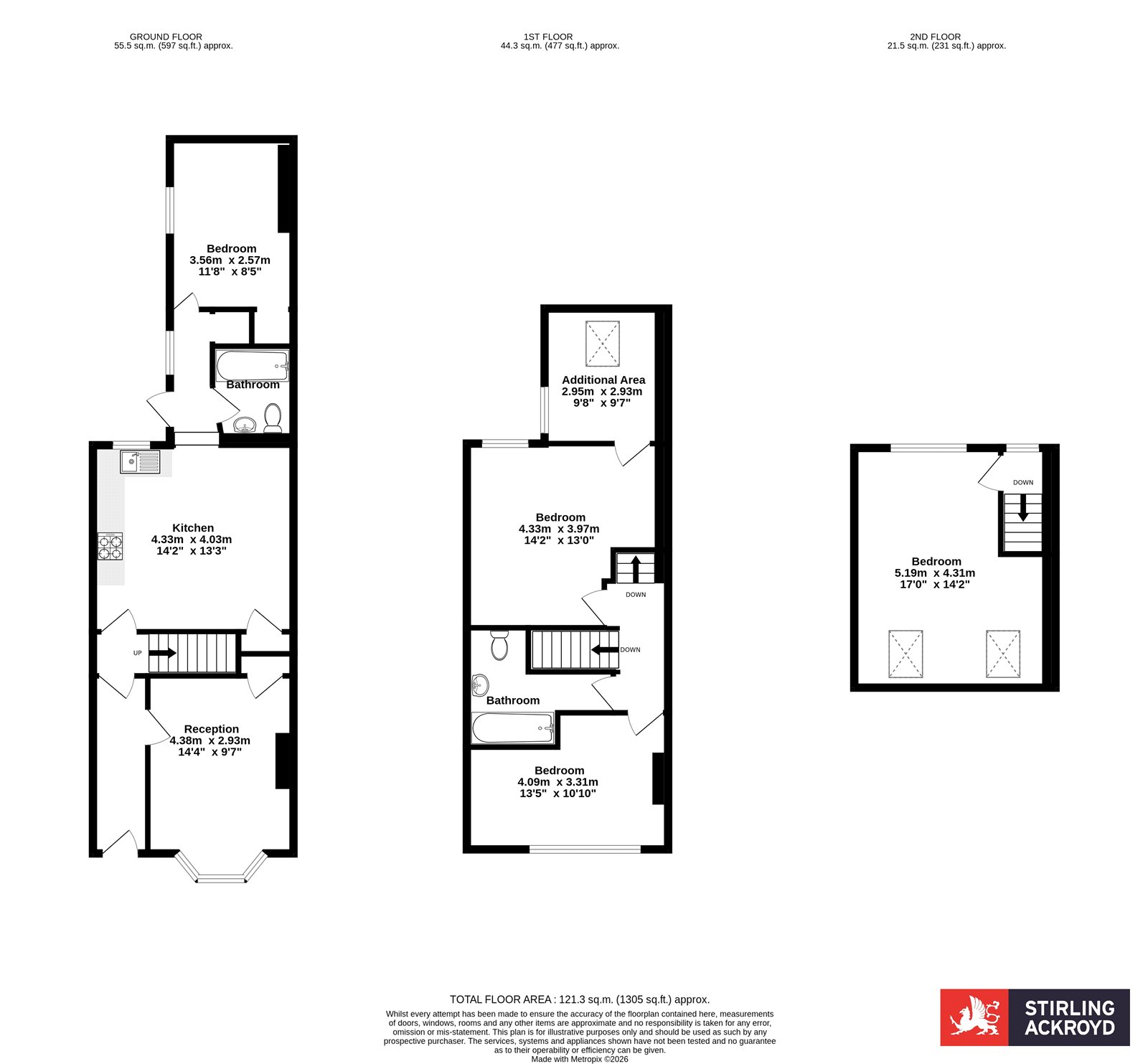 190, Gloucester Road, Croydon floorplan