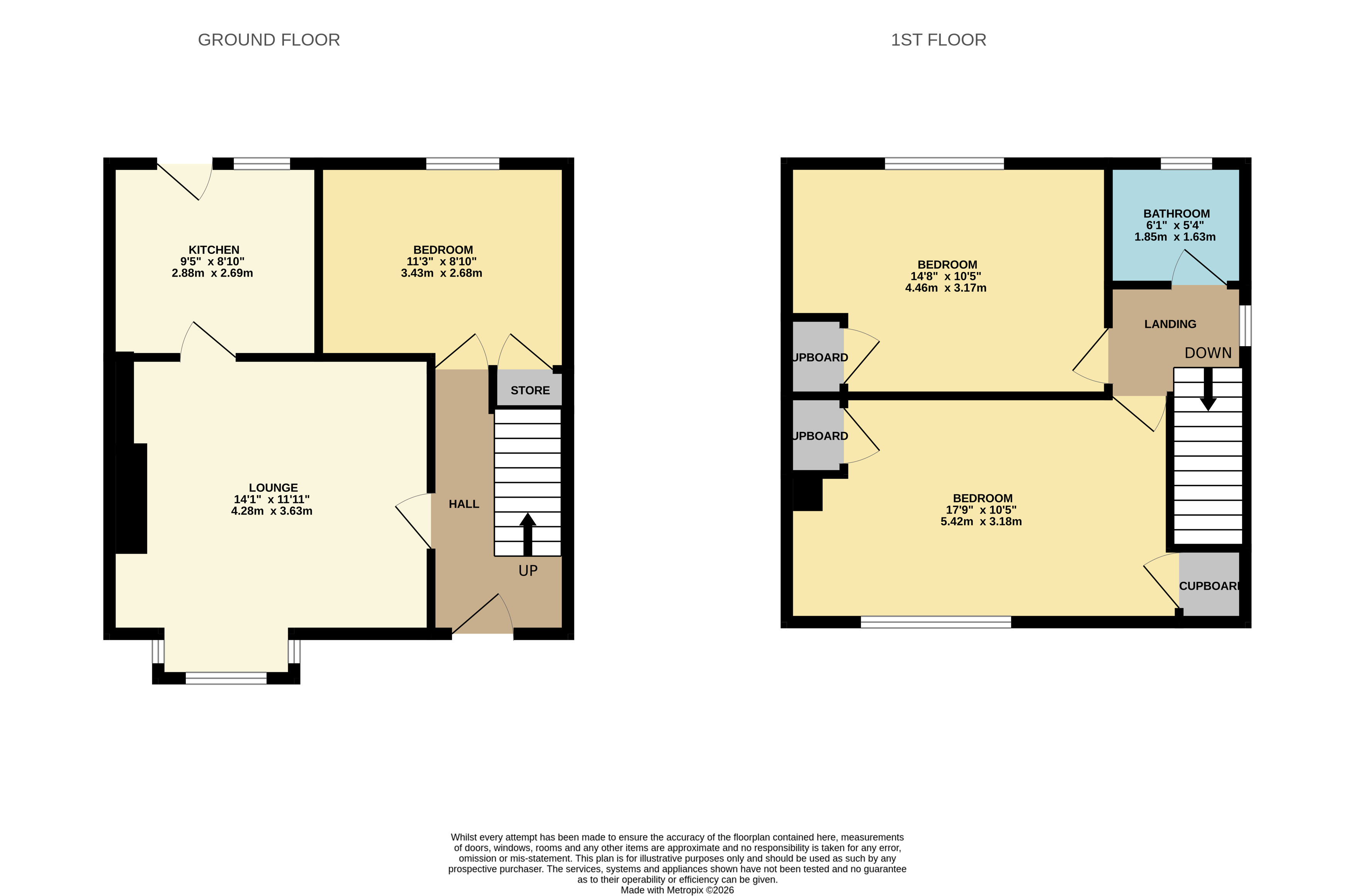 8, Elmwood Road, Leven floorplan