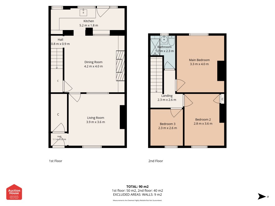 13 Argent Street, Peterlee SR8 3QA floorplan