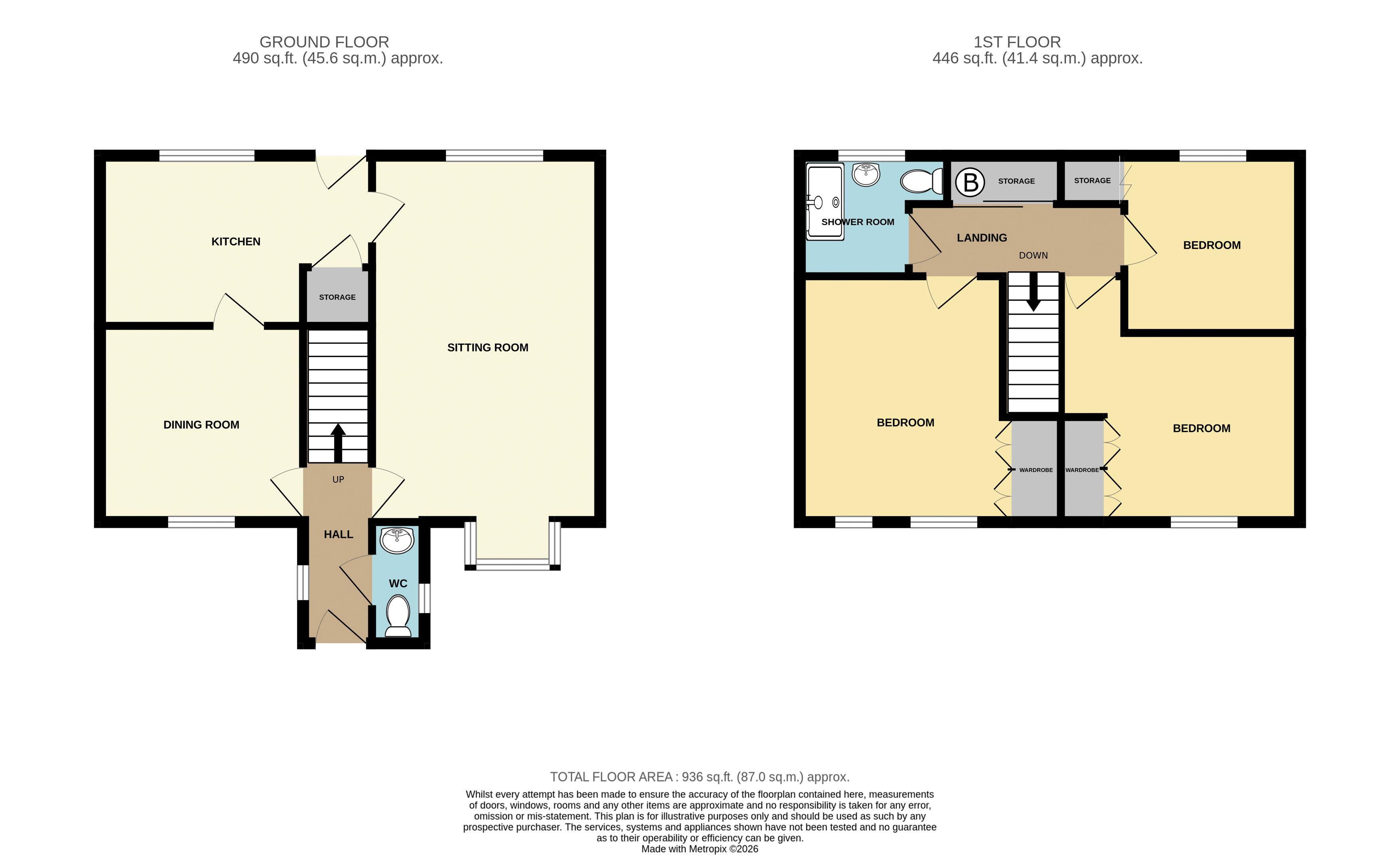 11, Chalk Lane, Bury St. Edmunds floorplan