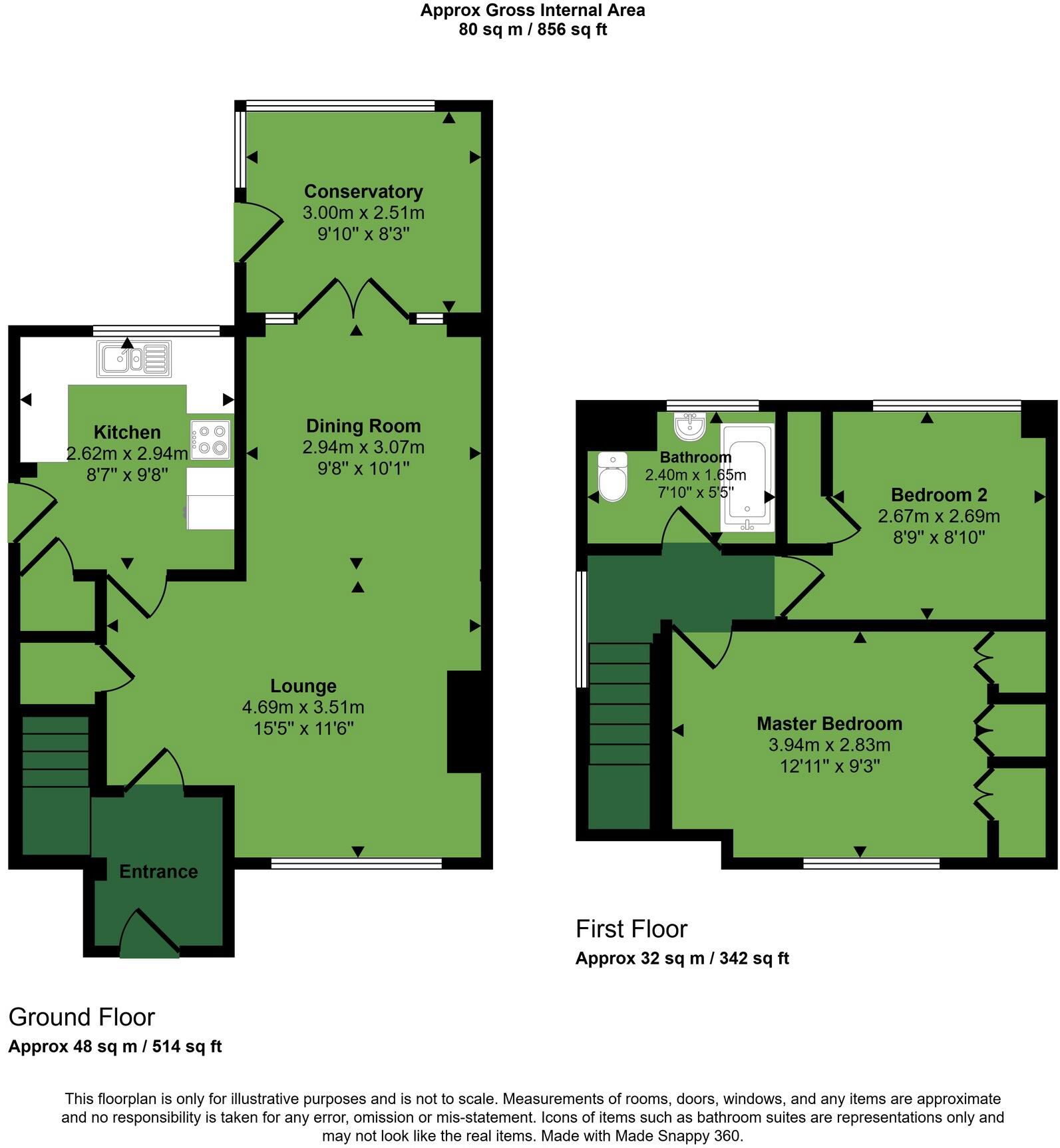 3 Chalet, Denham Corner, Eye floorplan