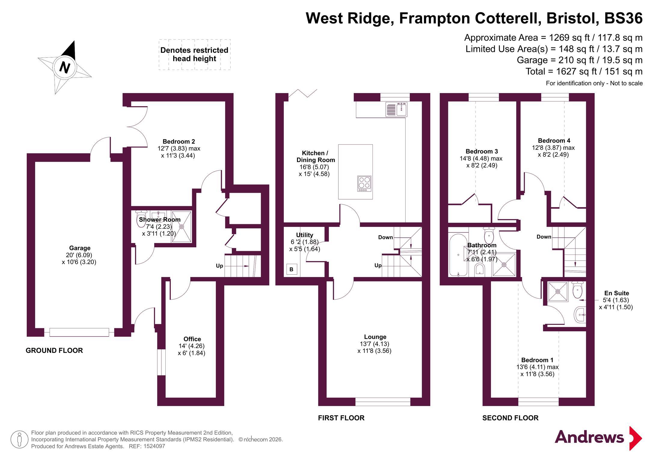 20, West Ridge, Bristol floorplan