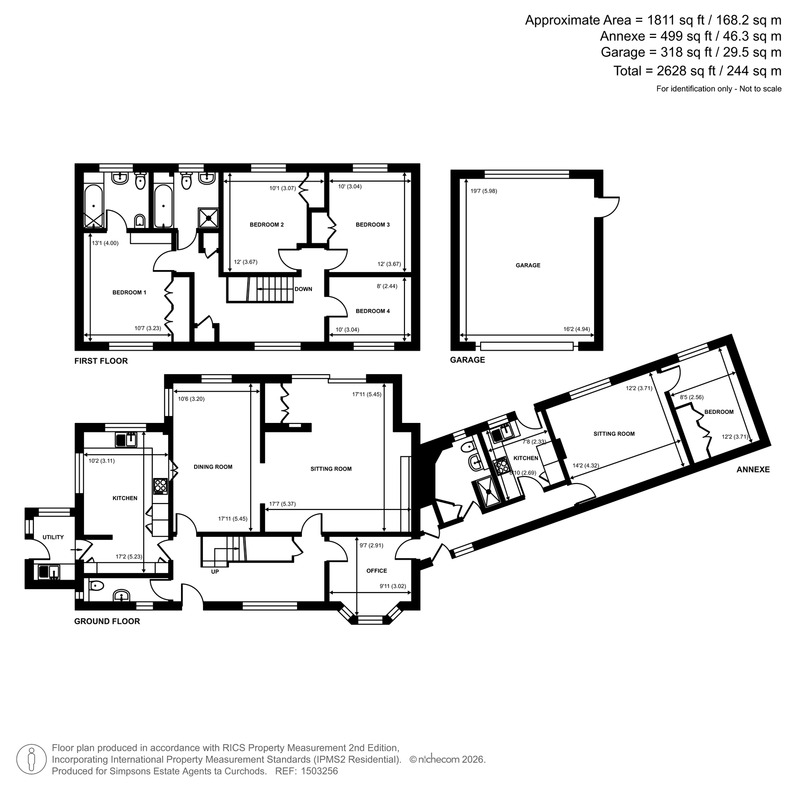 Dale End, 4, Dinsdale Close, Woking floorplan