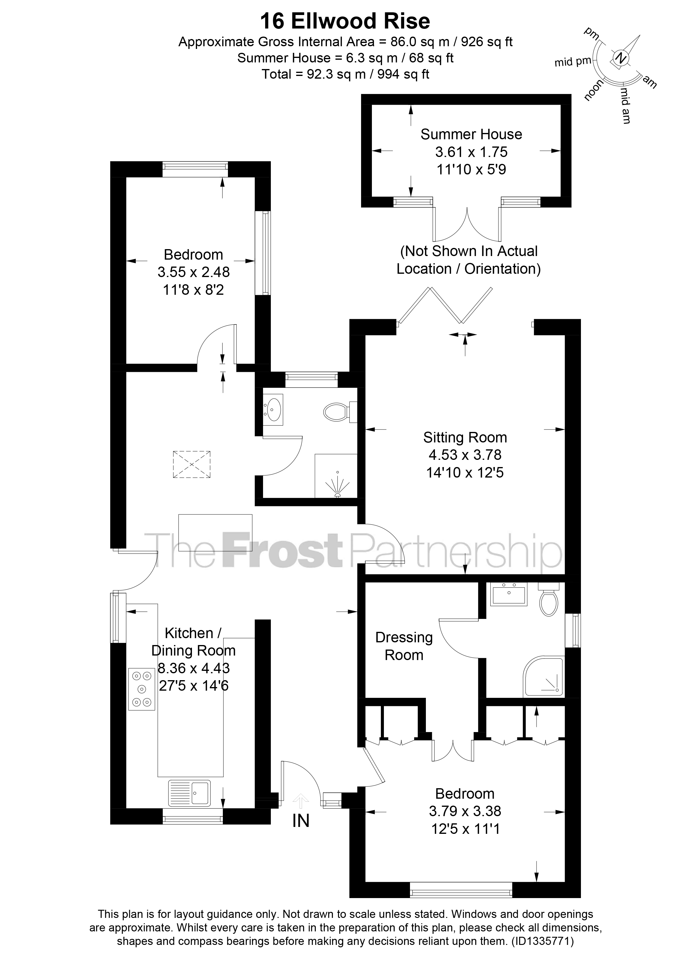 16, Ellwood Rise, Buckinghamshire floorplan