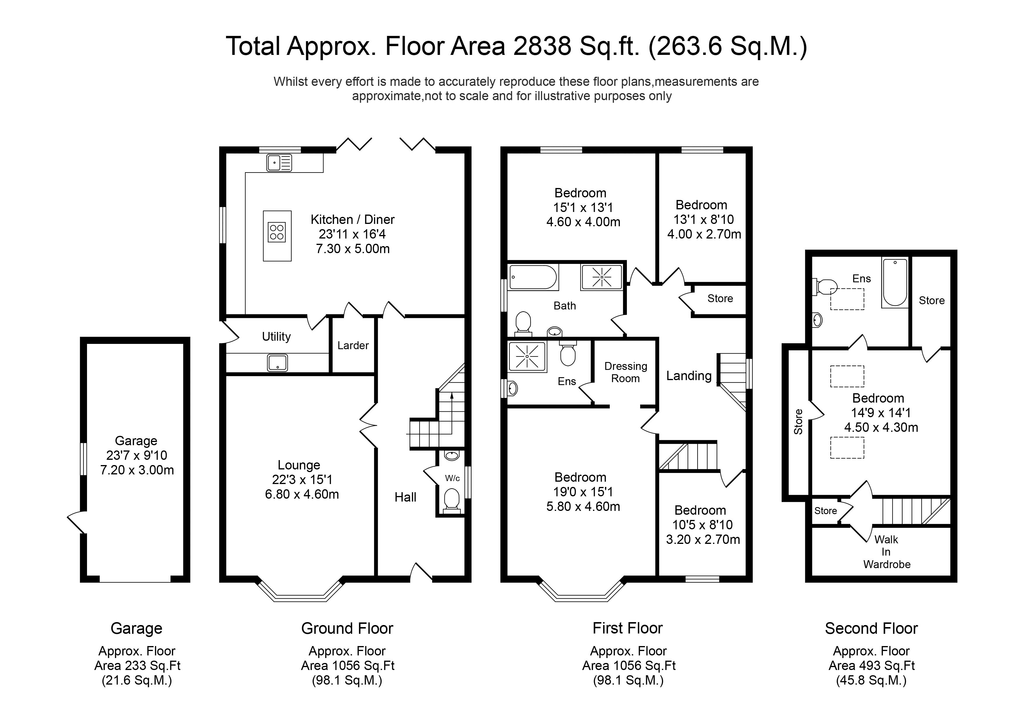 Back Lane, ClaytonLeWoods, Chorley PR6, 5 bedroom detached house for