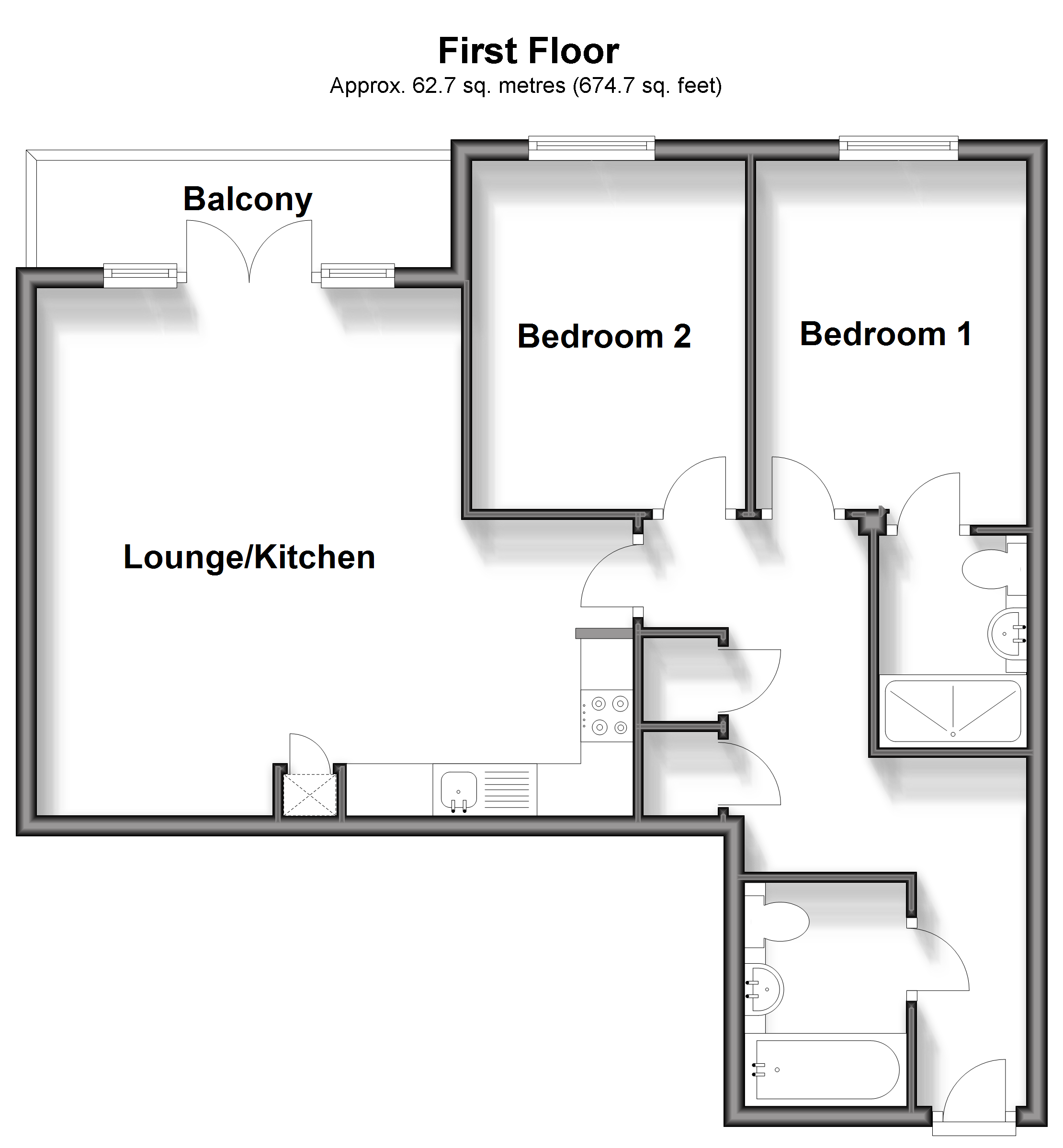 Woodfield Lodge, Woodfield Road, Crawley floorplan
