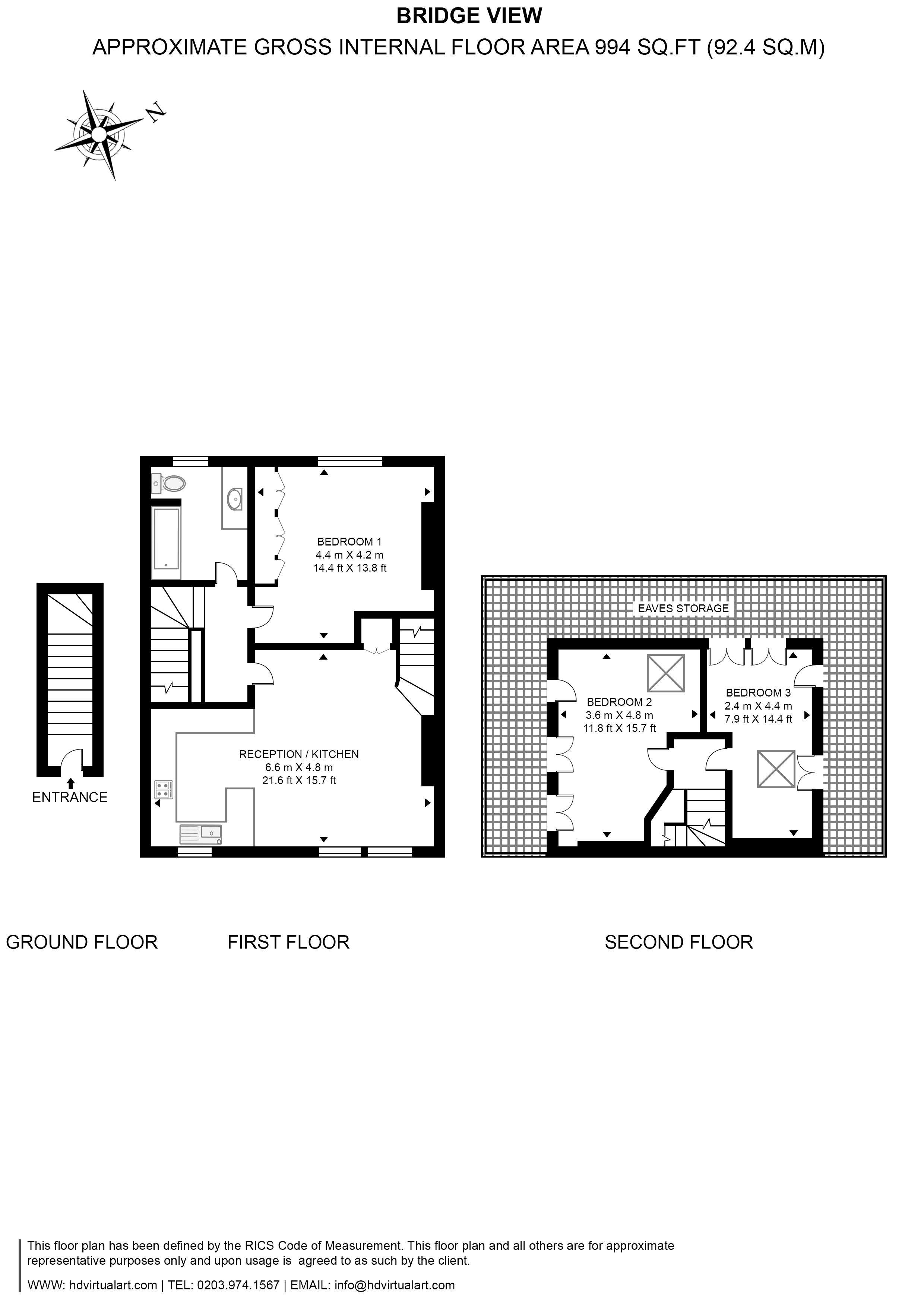 Bridge View, Hammersmith floorplan