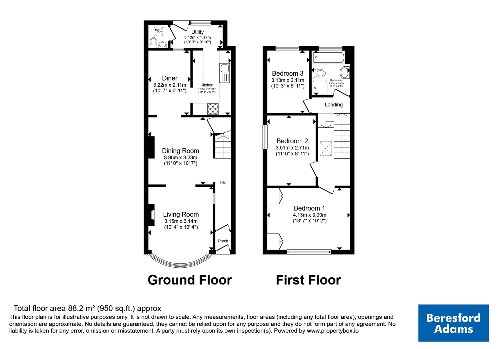 27, Trevor Street, Clwyd floorplan